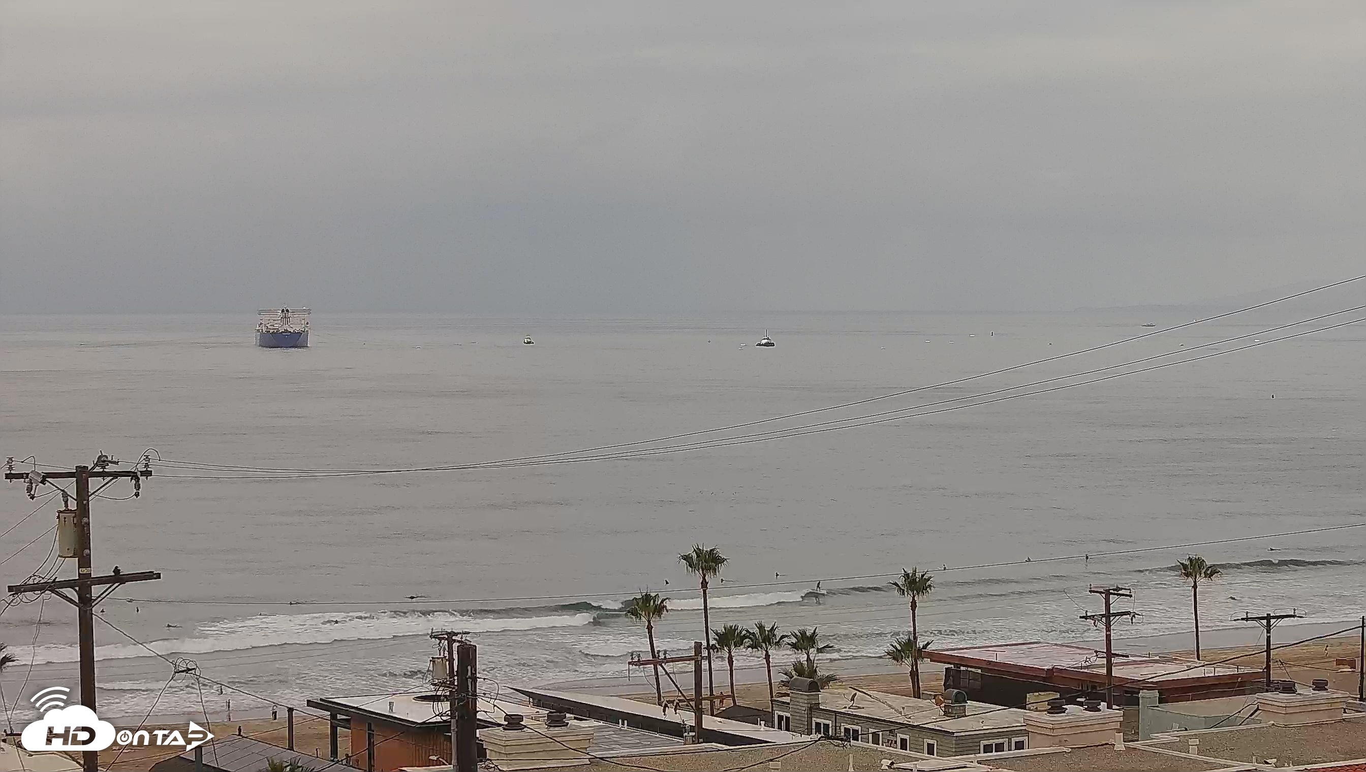 Snapshot of Santa Monica Bay Live Webcam taken Oct 12, 2026, 12:04pm PDT