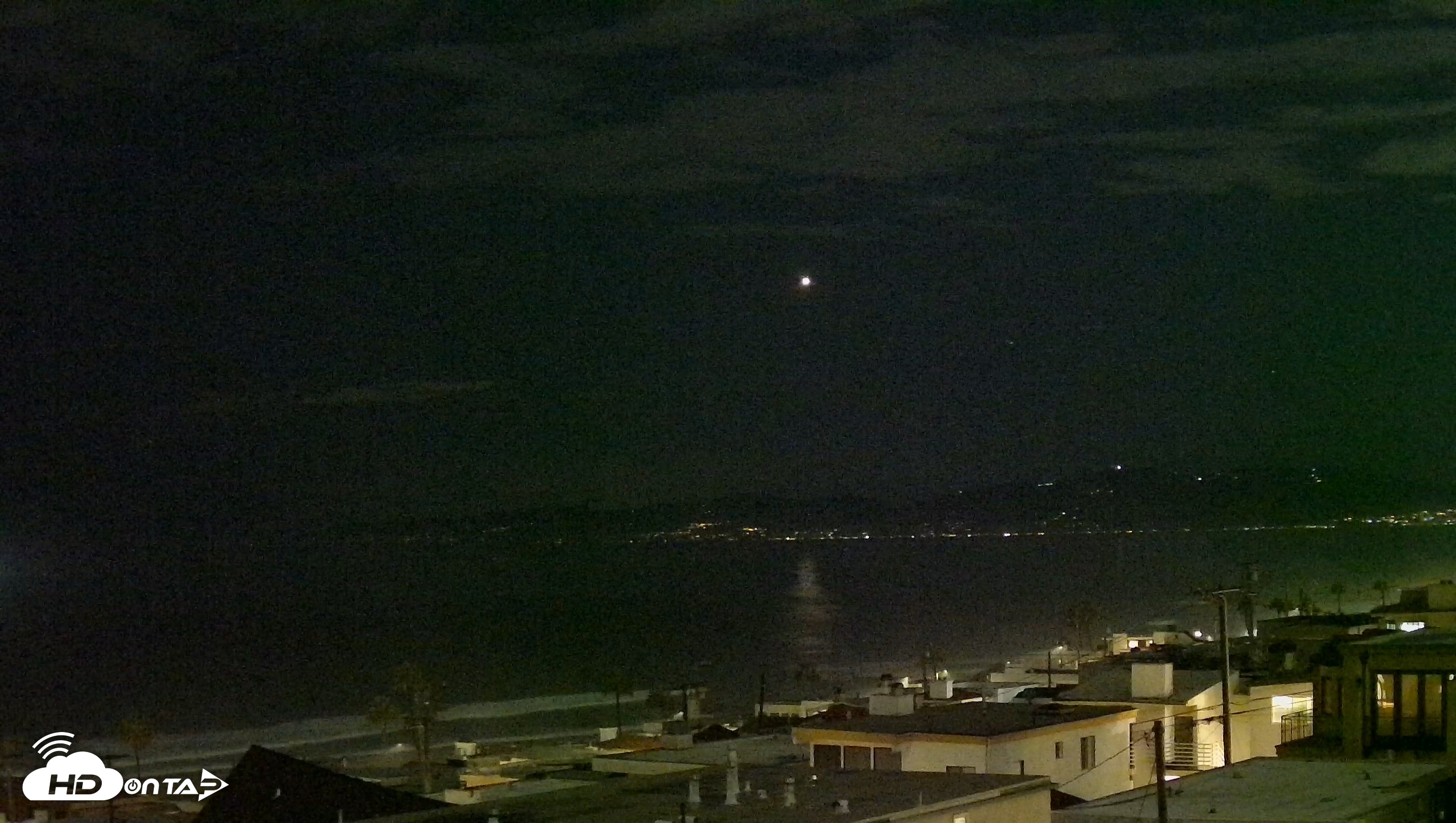 Snapshot of Santa Monica Bay Live Webcam taken Sep 6, 2026, 9:22pm PDT