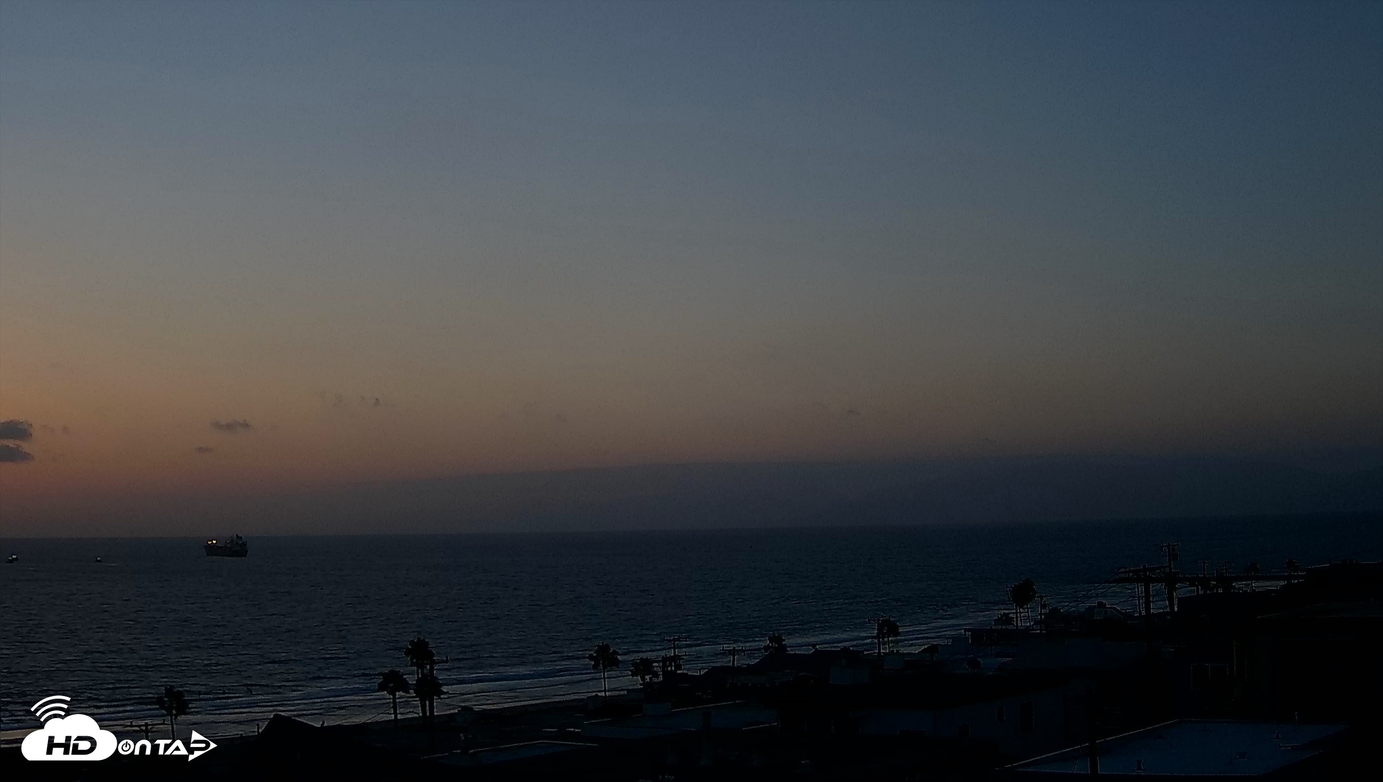 Snapshot of Santa Monica Bay Live Webcam taken Sep 16, 2026, 6:54pm PDT