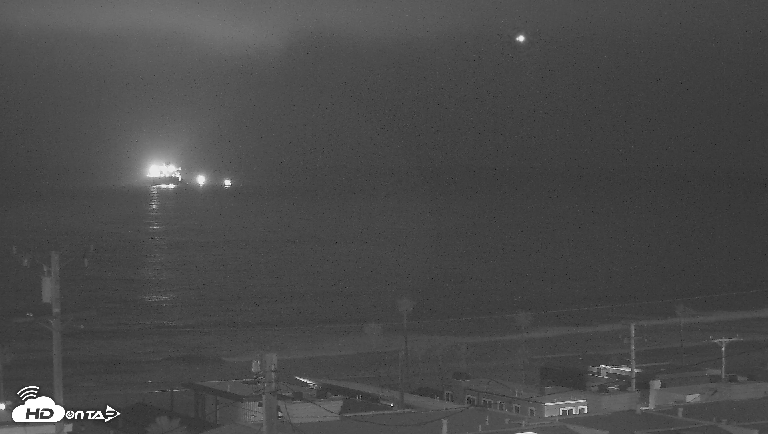 Snapshot of Santa Monica Bay Live Webcam taken Sep 25, 2026, 10:26pm PDT