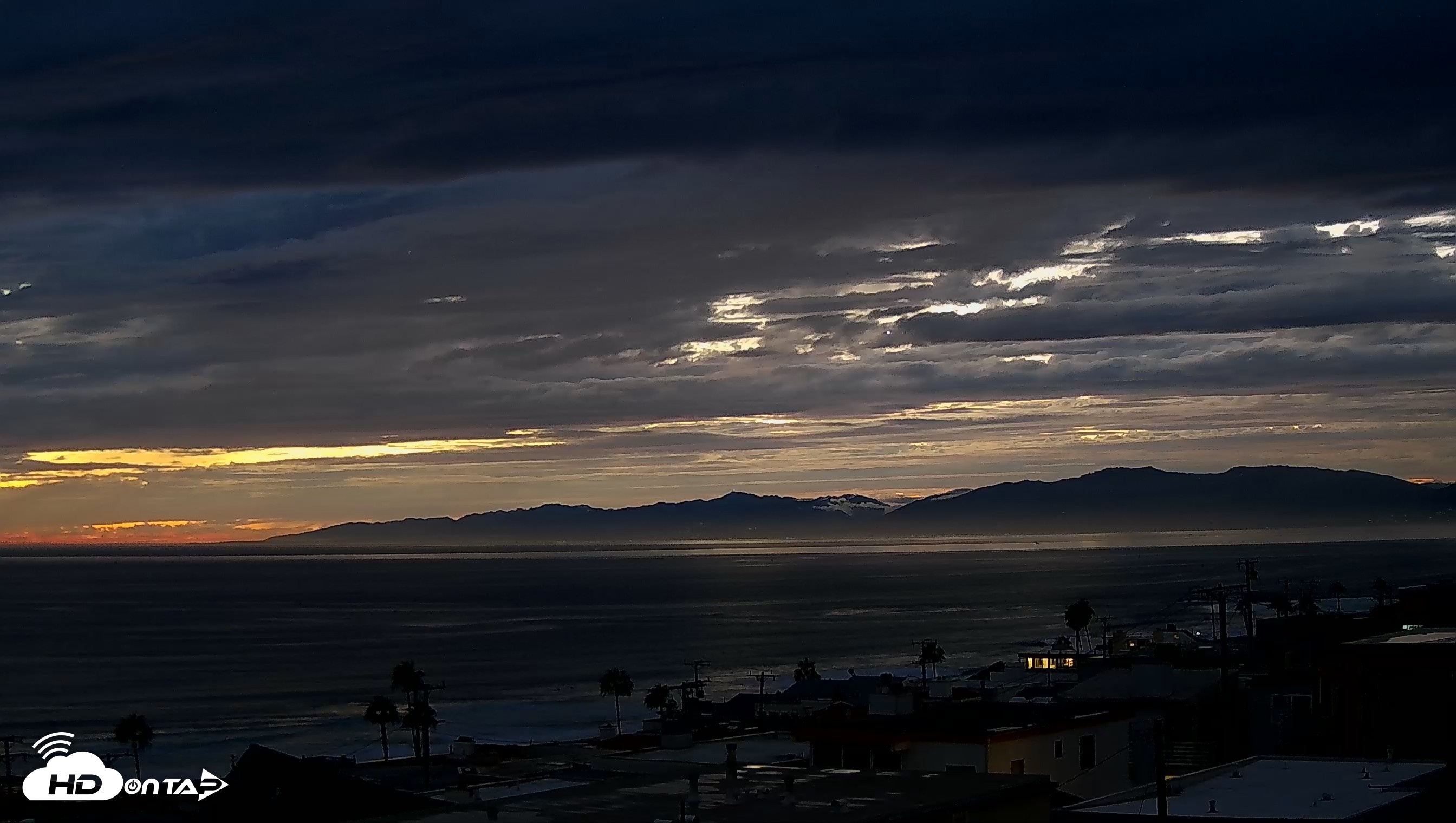 Snapshot of Santa Monica Bay Live Webcam taken Sep 6, 2026, 7:39pm PDT