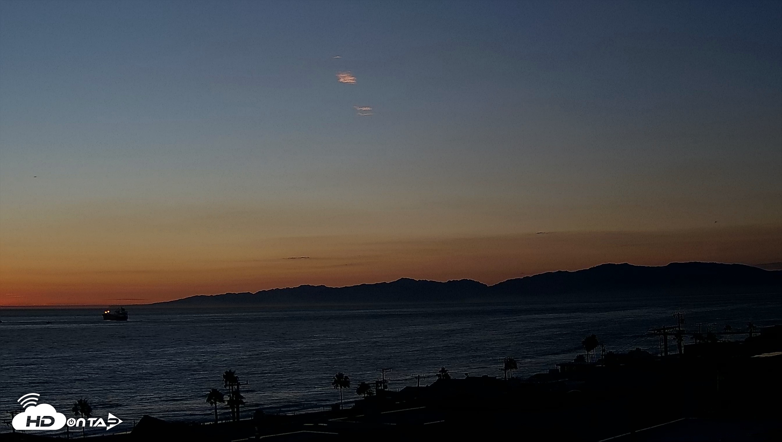 Snapshot of Santa Monica Bay Live Webcam taken Sep 9, 2026, 7:15pm PDT