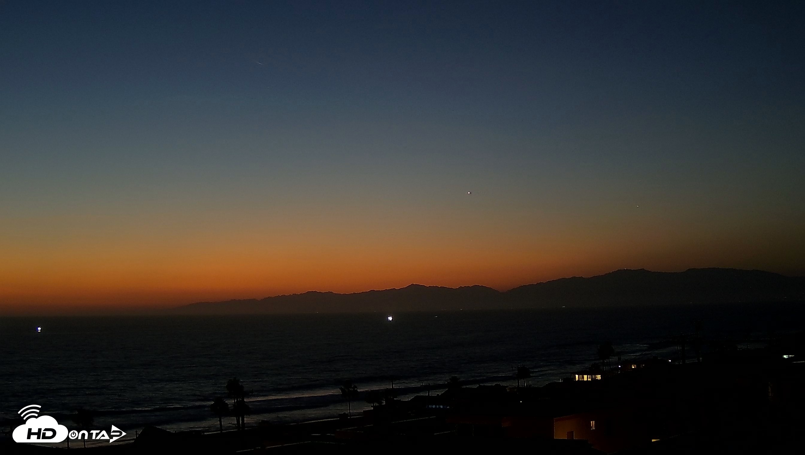 Snapshot of Santa Monica Bay Live Webcam taken Sep 11, 2026, 7:41pm PDT