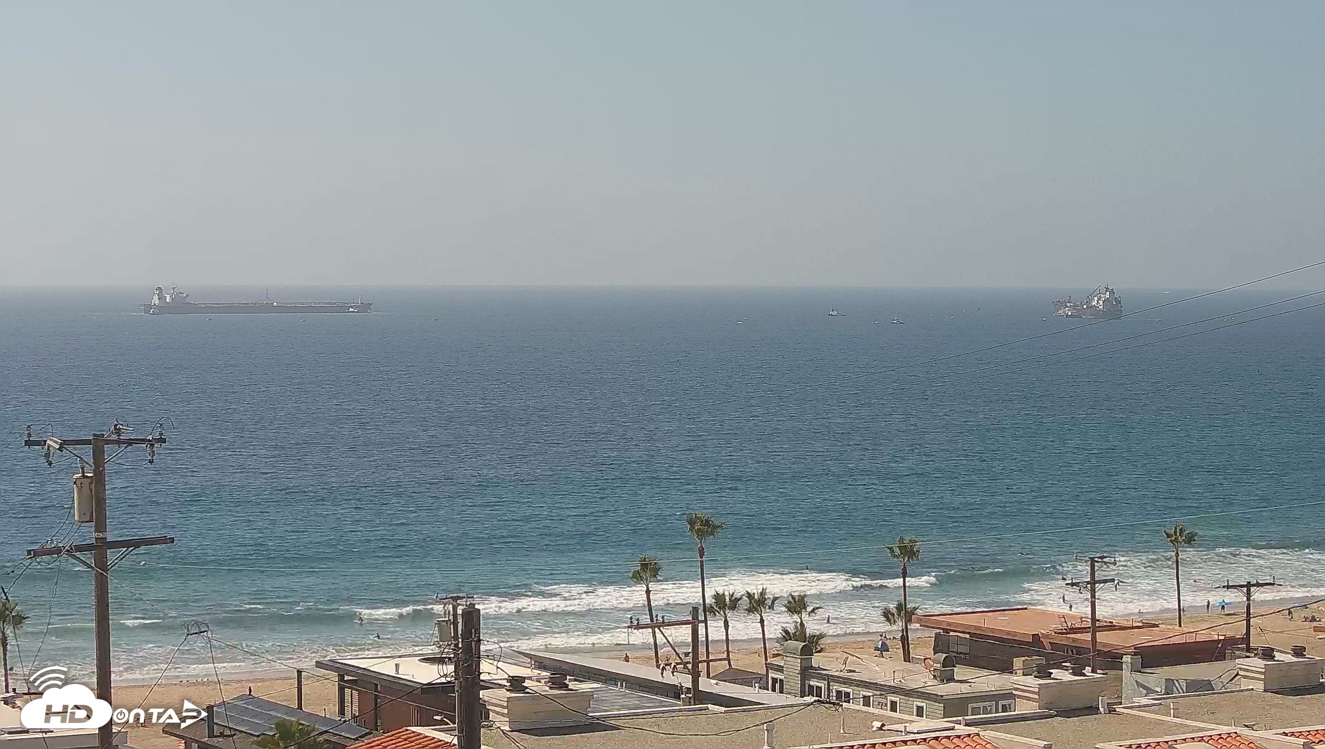Snapshot of Santa Monica Bay Live Webcam taken Oct 1, 2026, 2:34pm PDT