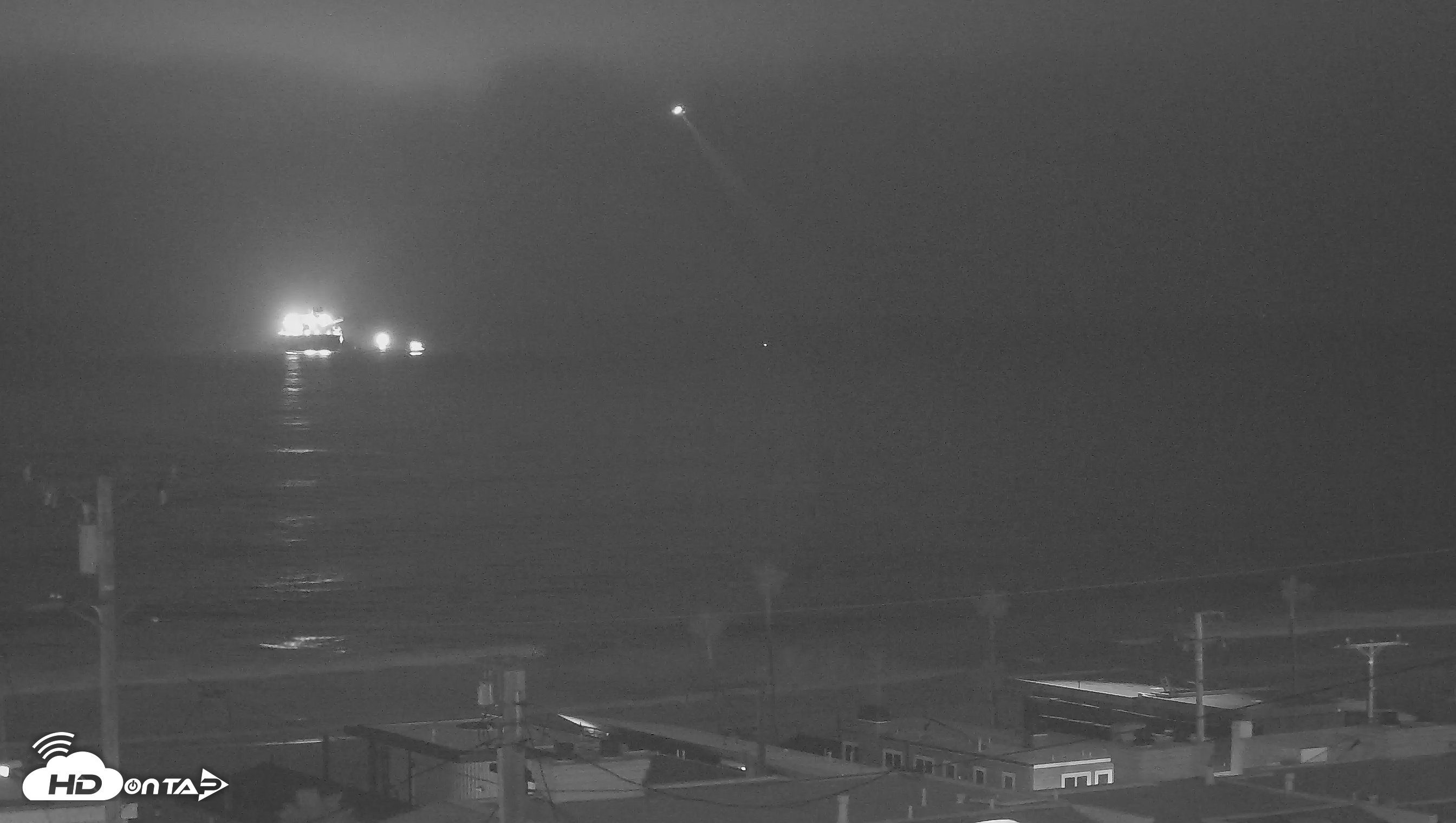 Snapshot of Santa Monica Bay Live Webcam taken Sep 25, 2026, 10:25pm PDT