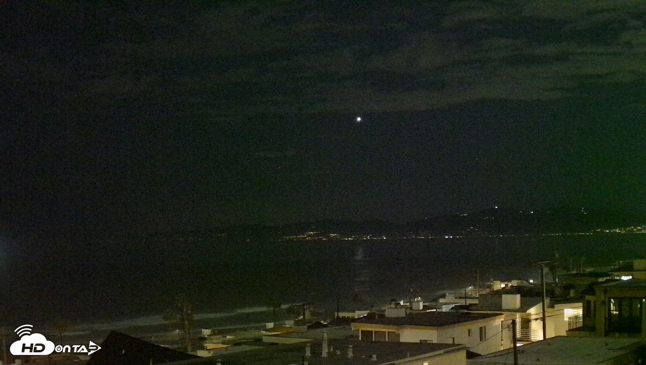 Snapshot of Santa Monica Bay Live Webcam taken Sep 6, 2026, 9:12pm PDT