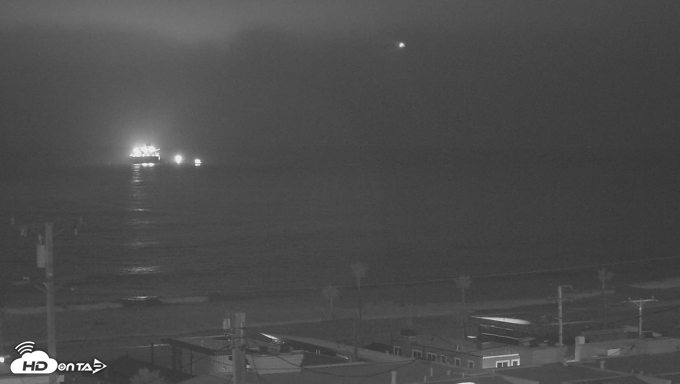 Snapshot of Santa Monica Bay Live Webcam taken Sep 25, 2026, 10:25pm PDT