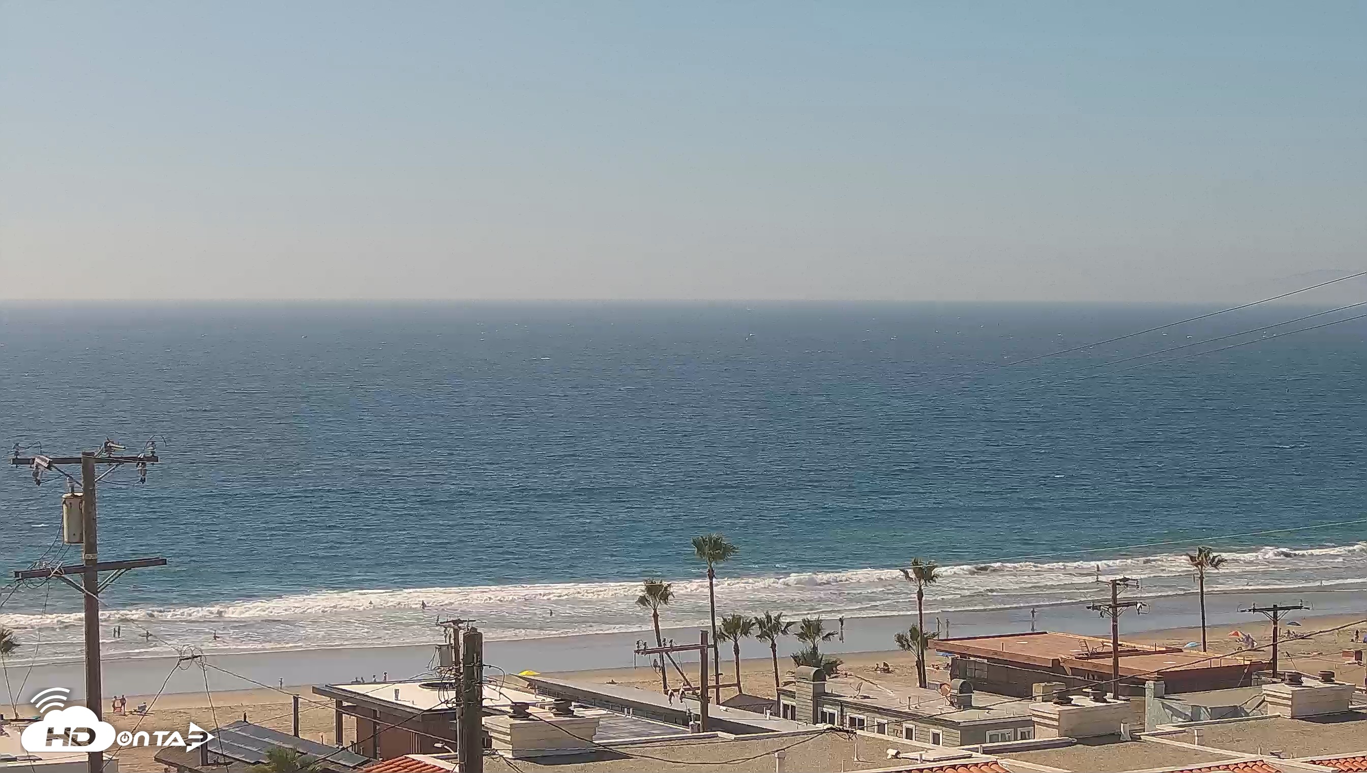 Snapshot of Santa Monica Bay Live Webcam taken Oct 8, 2026, 2:43pm PDT