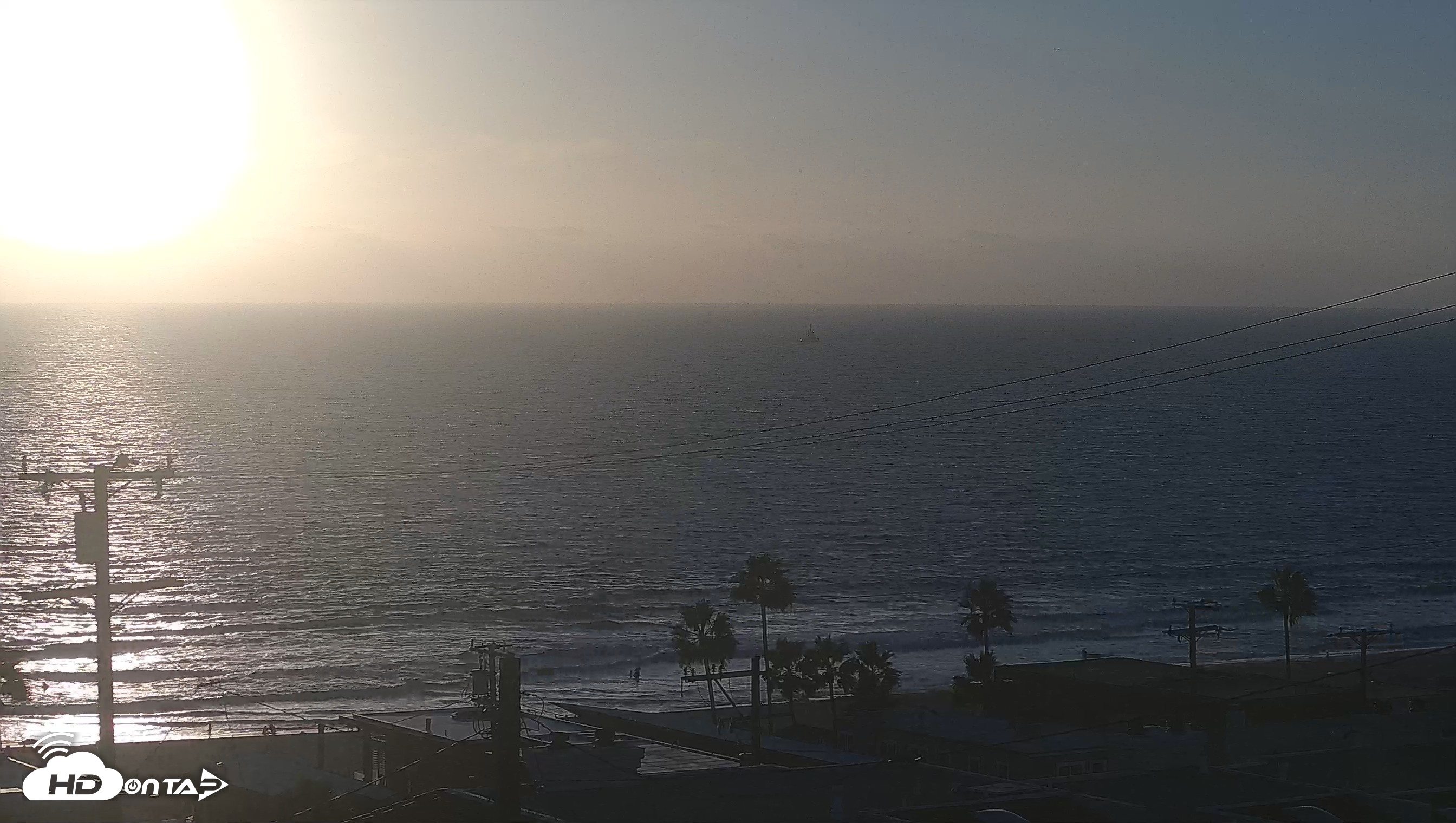 Snapshot of Santa Monica Bay Live Webcam taken Sep 19, 2026, 6:34pm PDT