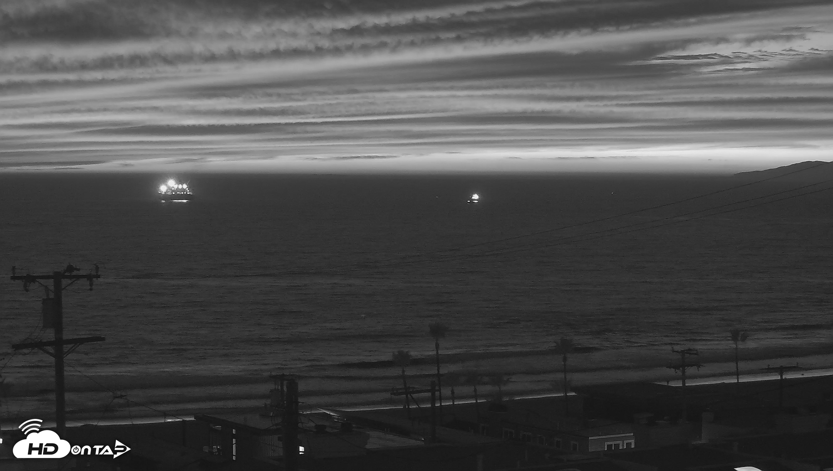 Snapshot of Santa Monica Bay Live Webcam taken Sep 26, 2026, 7:22pm PDT