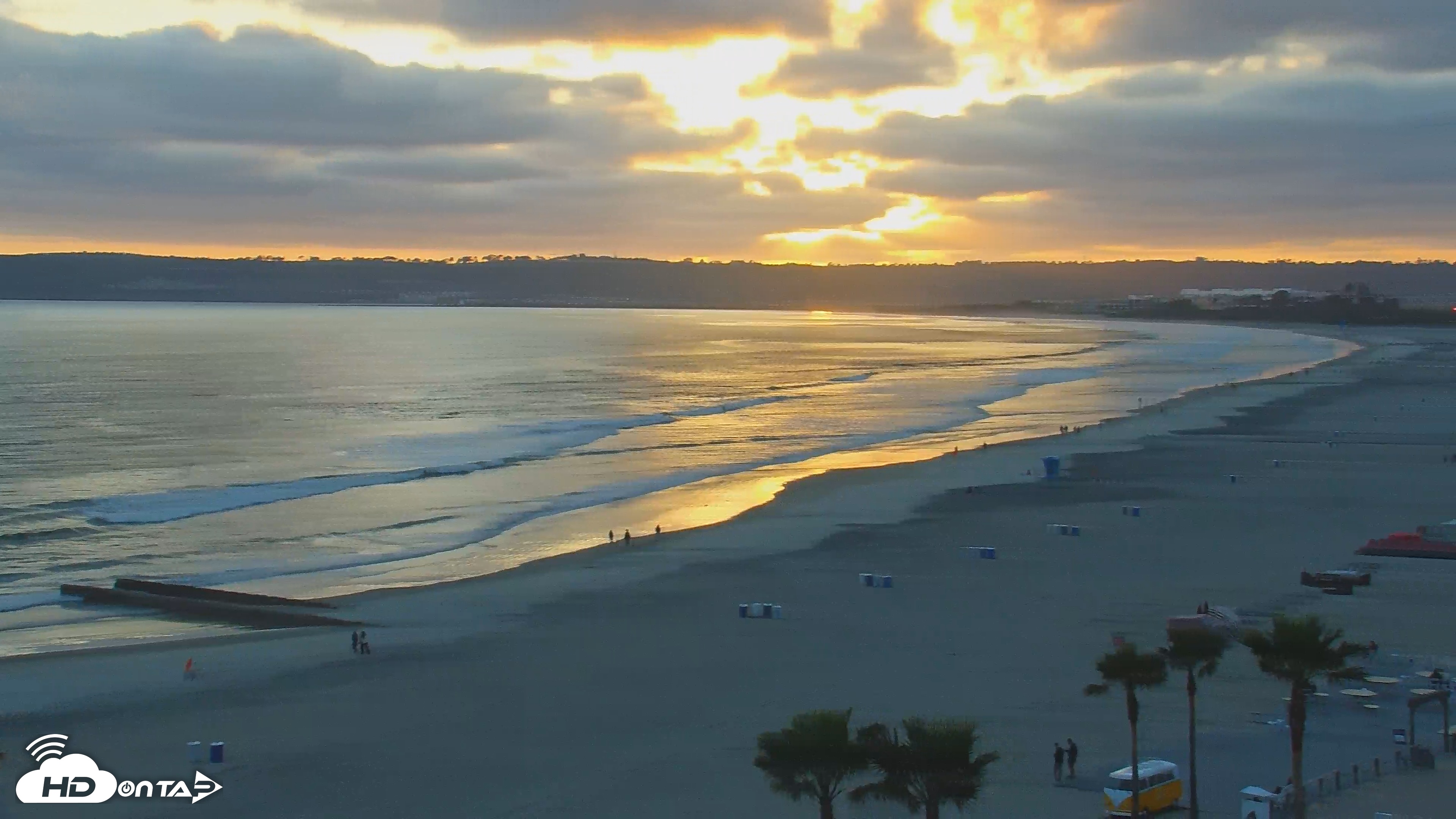 Snapshot of Hotel Del Coronado 4K Roaming Live Cam taken Apr 28, 2025, 7:16pm PDT