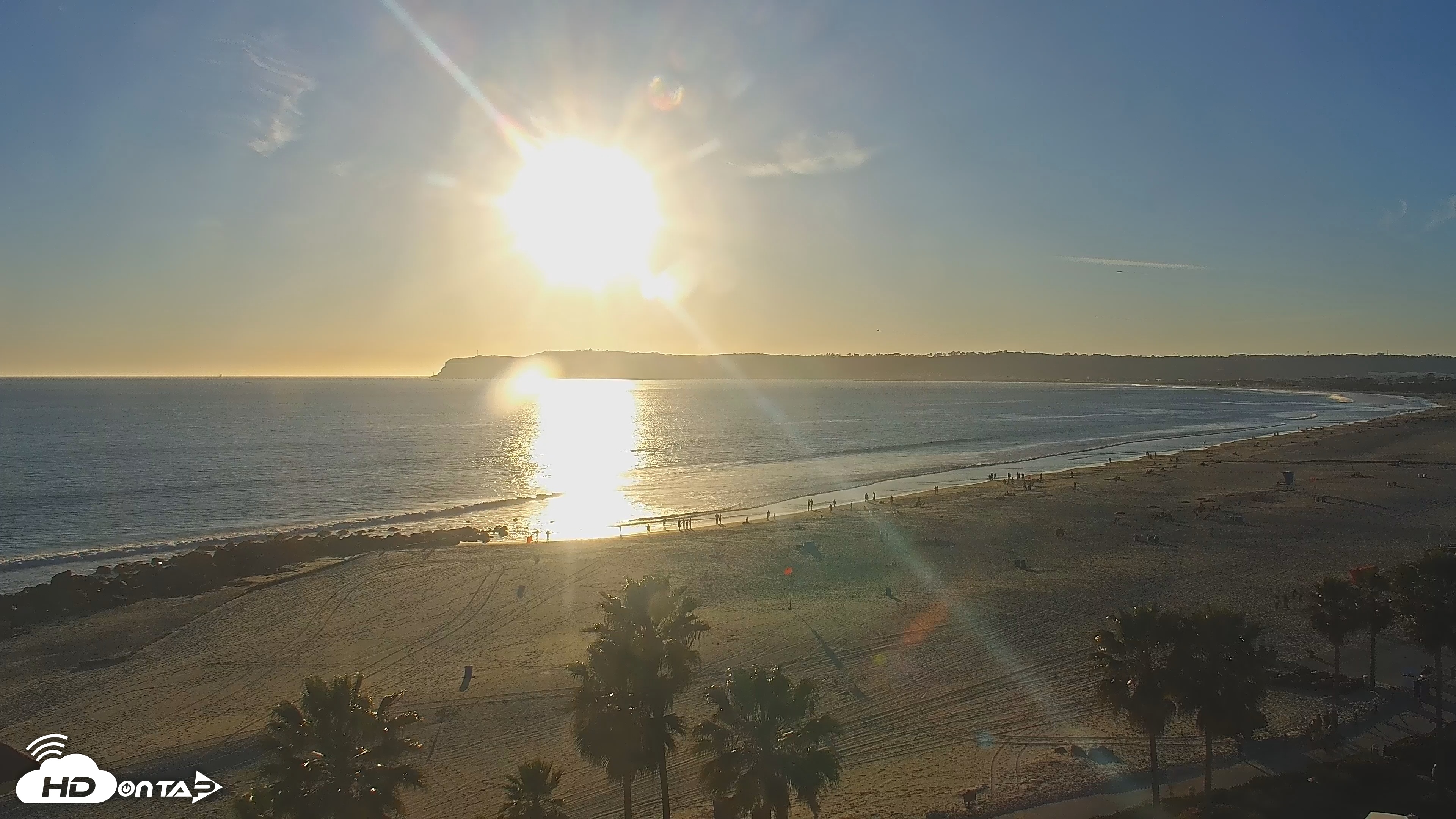 Snapshot of Hotel Del Coronado 4K Roaming Live Cam taken Mar 12, 2026, 6:18pm PDT