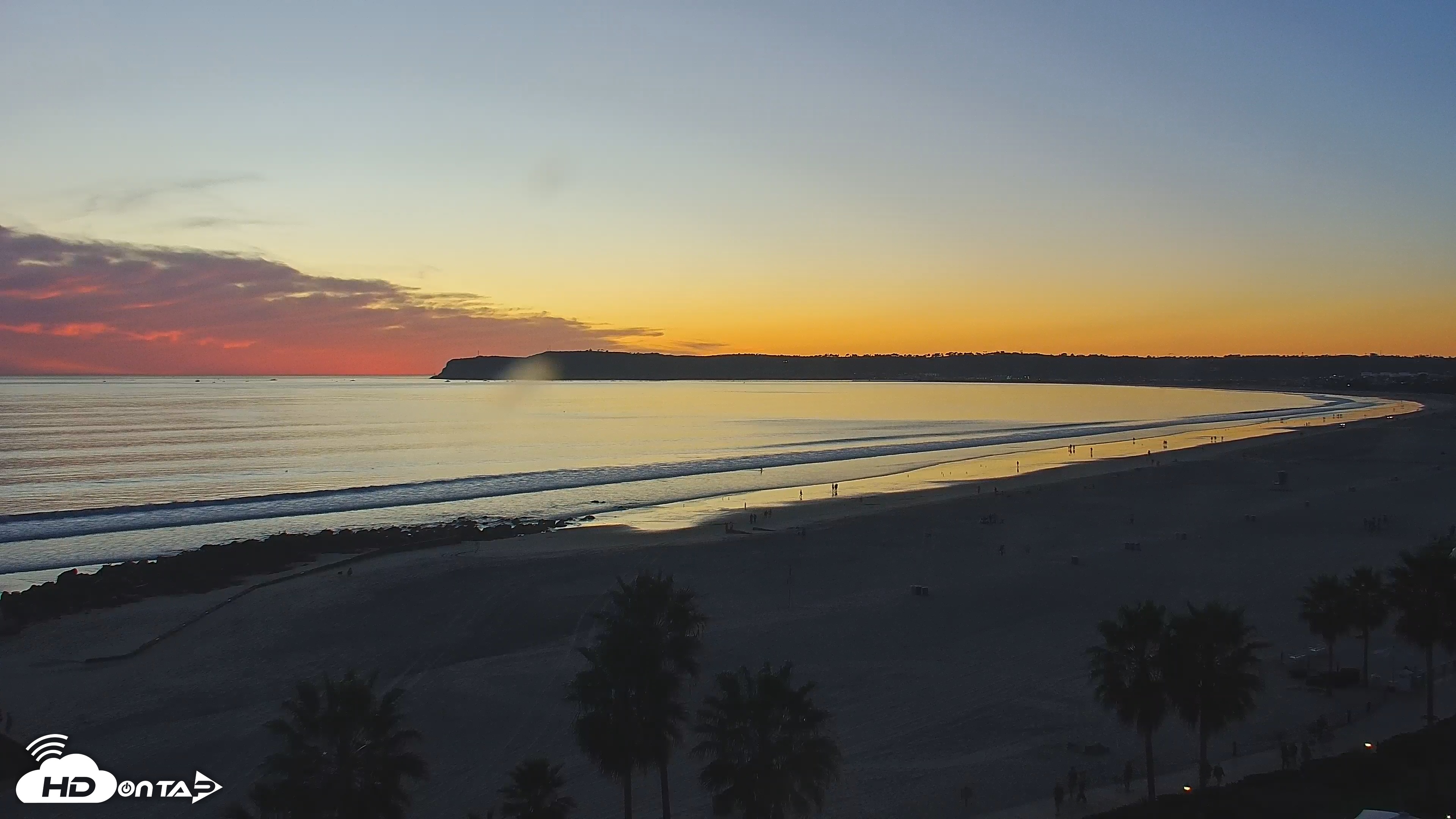 Snapshot of Hotel Del Coronado 4K Roaming Live Cam taken Feb 4, 2026, 5:36pm PST