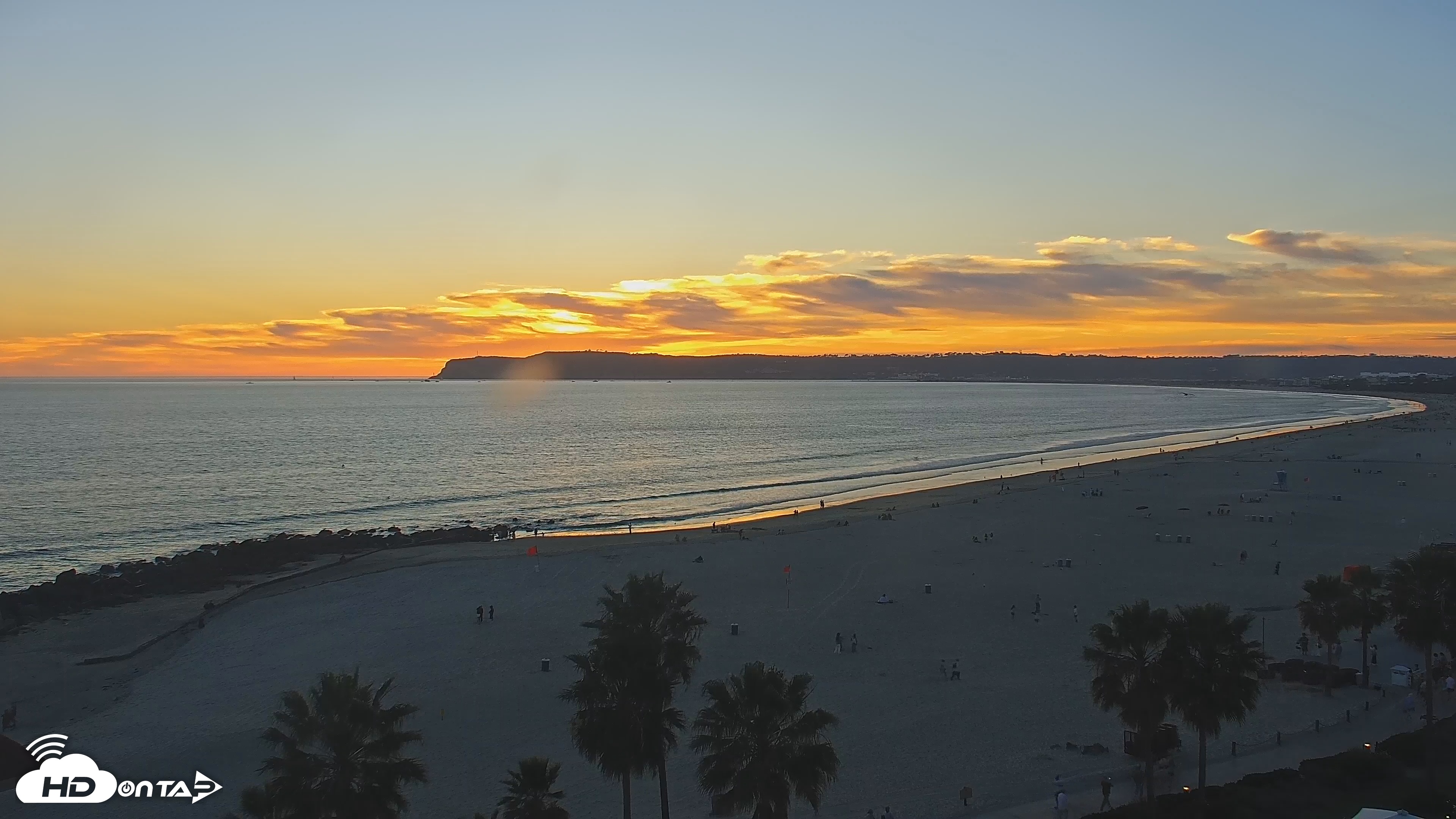 Snapshot of Hotel Del Coronado 4K Roaming Live Cam taken Mar 1, 2026, 5:43pm PST