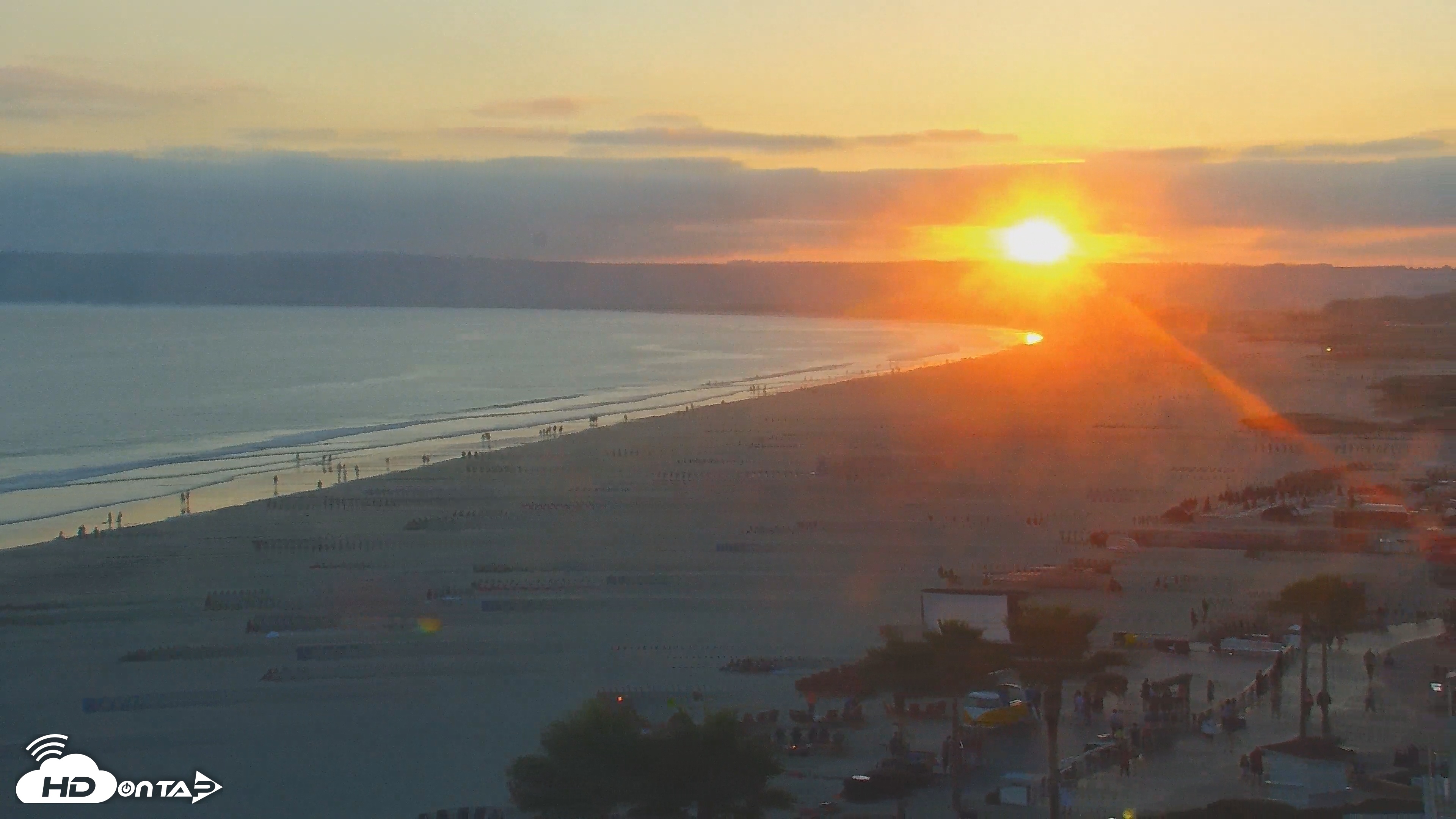 Snapshot of Hotel Del Coronado 4K Roaming Live Cam taken Jun 28, 2025, 7:52pm PDT
