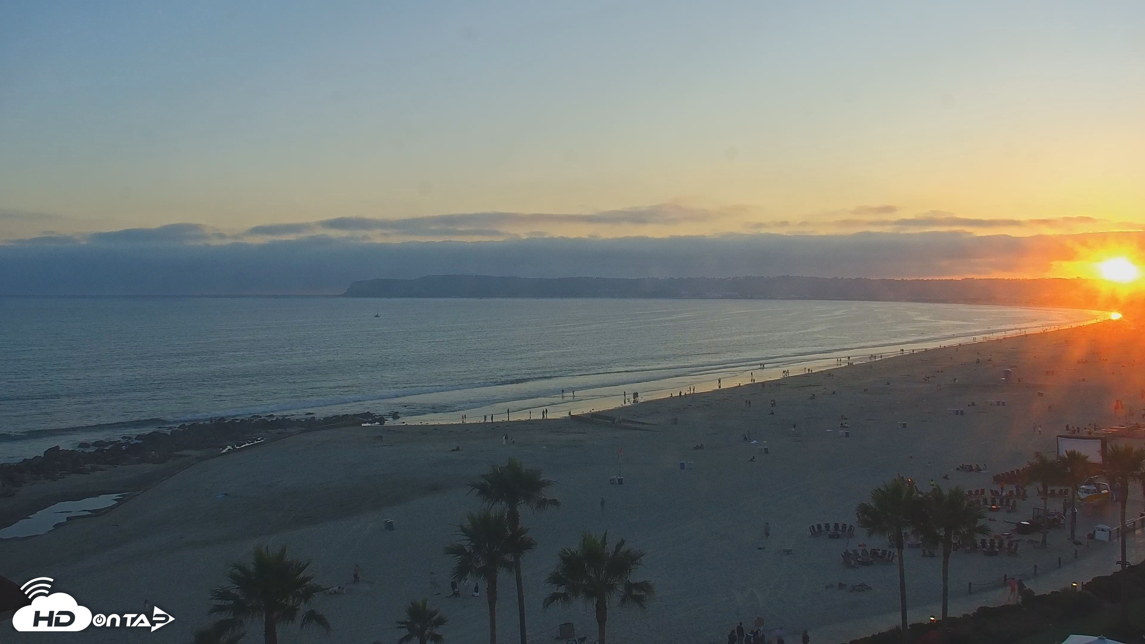 Snapshot of Hotel Del Coronado 4K Roaming Live Cam taken Jun 28, 2025, 7:52pm PDT