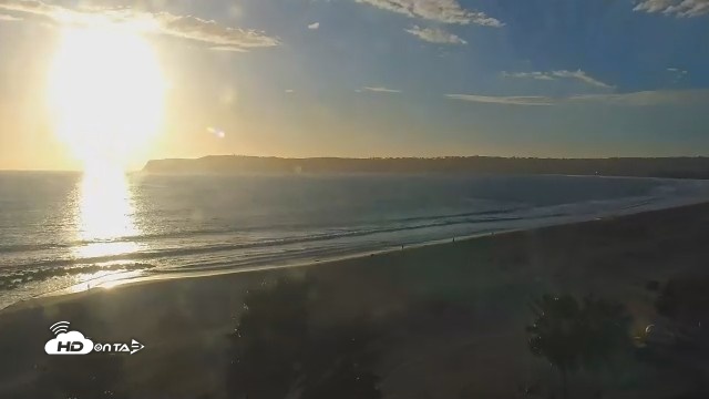 Snapshot of Hotel Del Coronado 4K Roaming Live Cam taken Oct 20, 2026, 5:36pm PDT