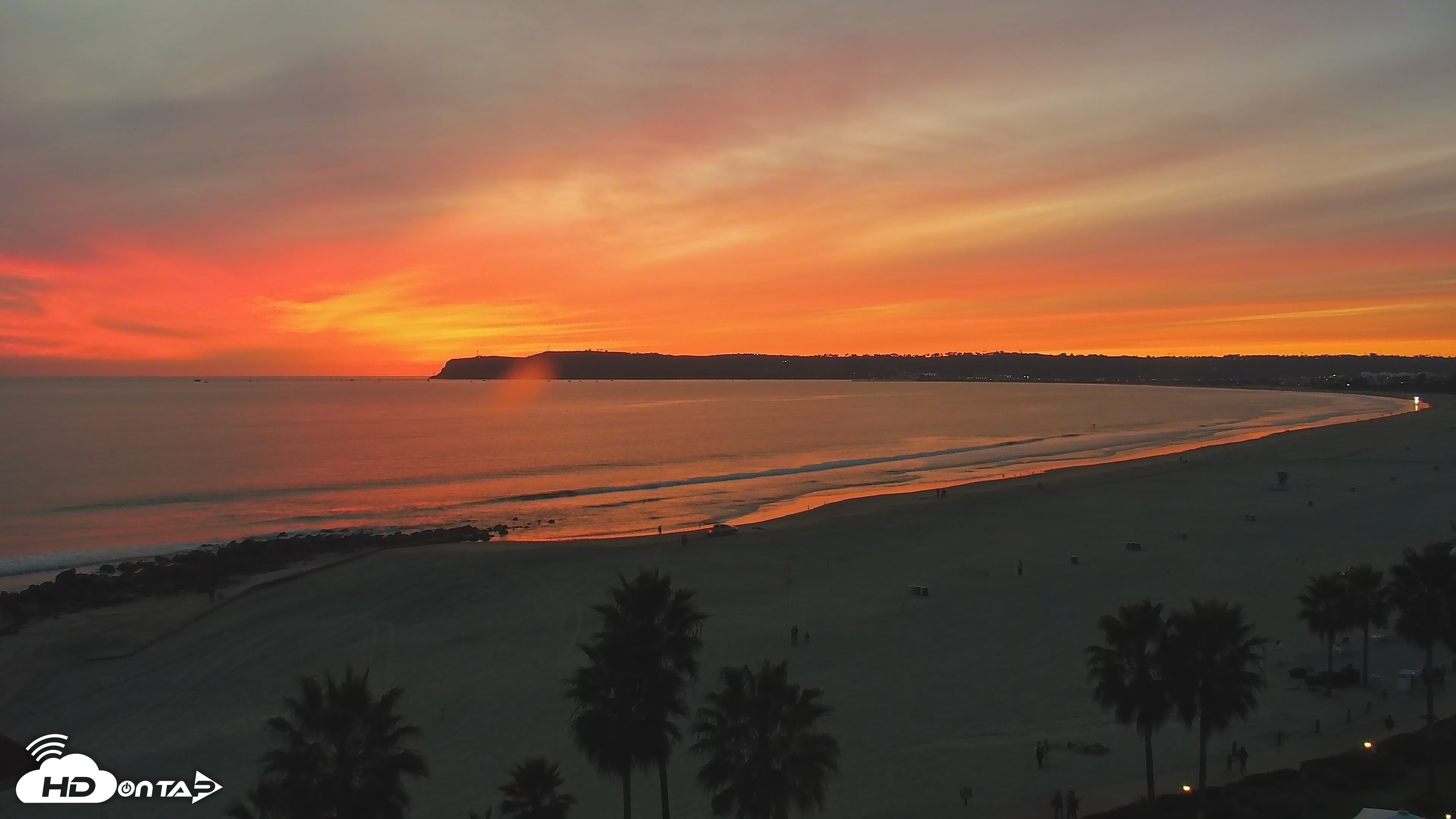 Snapshot of Hotel Del Coronado 4K Roaming Live Cam taken Jan 28, 2026, 5:31pm PST