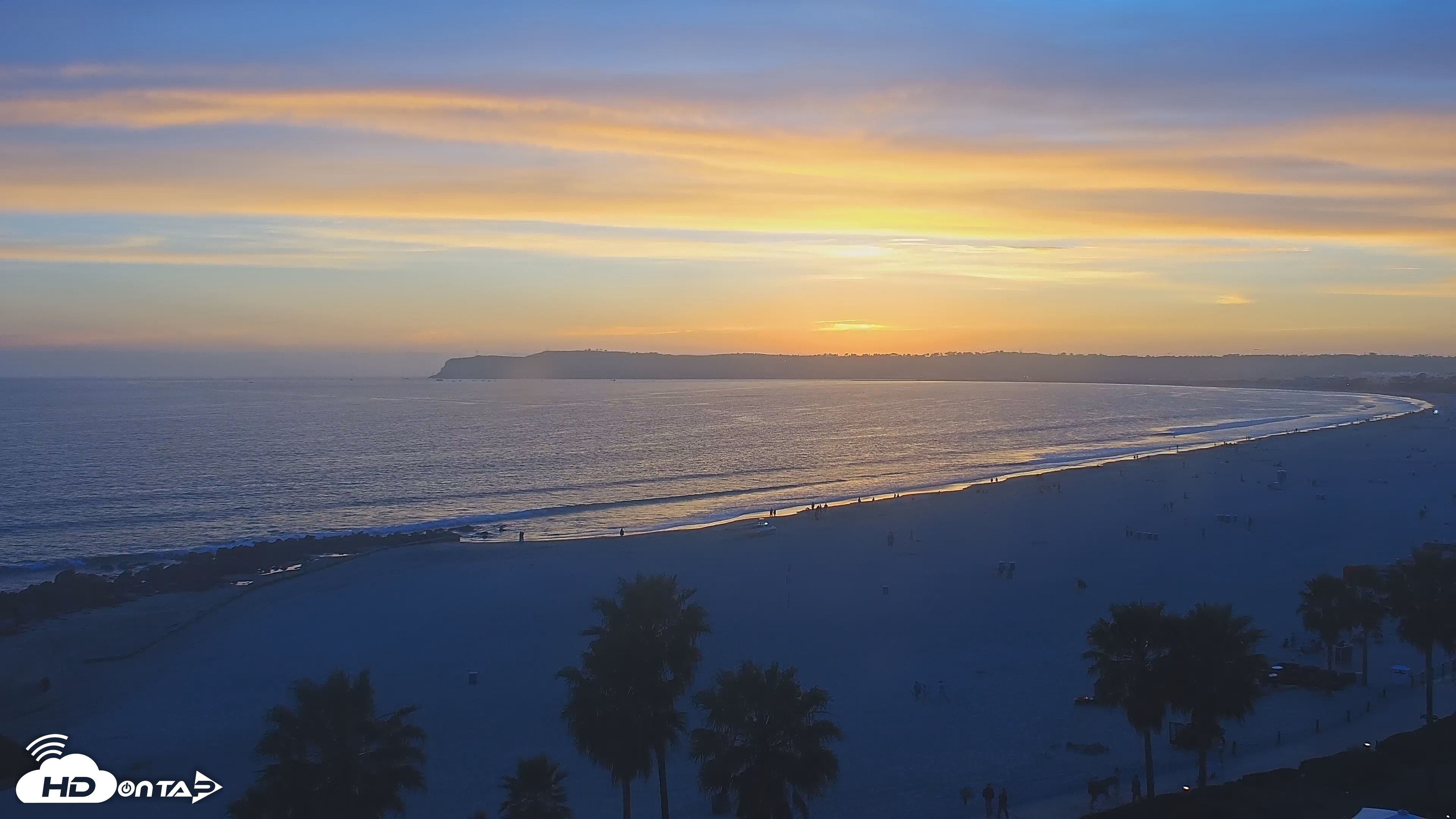 Snapshot of Hotel Del Coronado 4K Roaming Live Cam taken Mar 27, 2026, 7:08pm PDT
