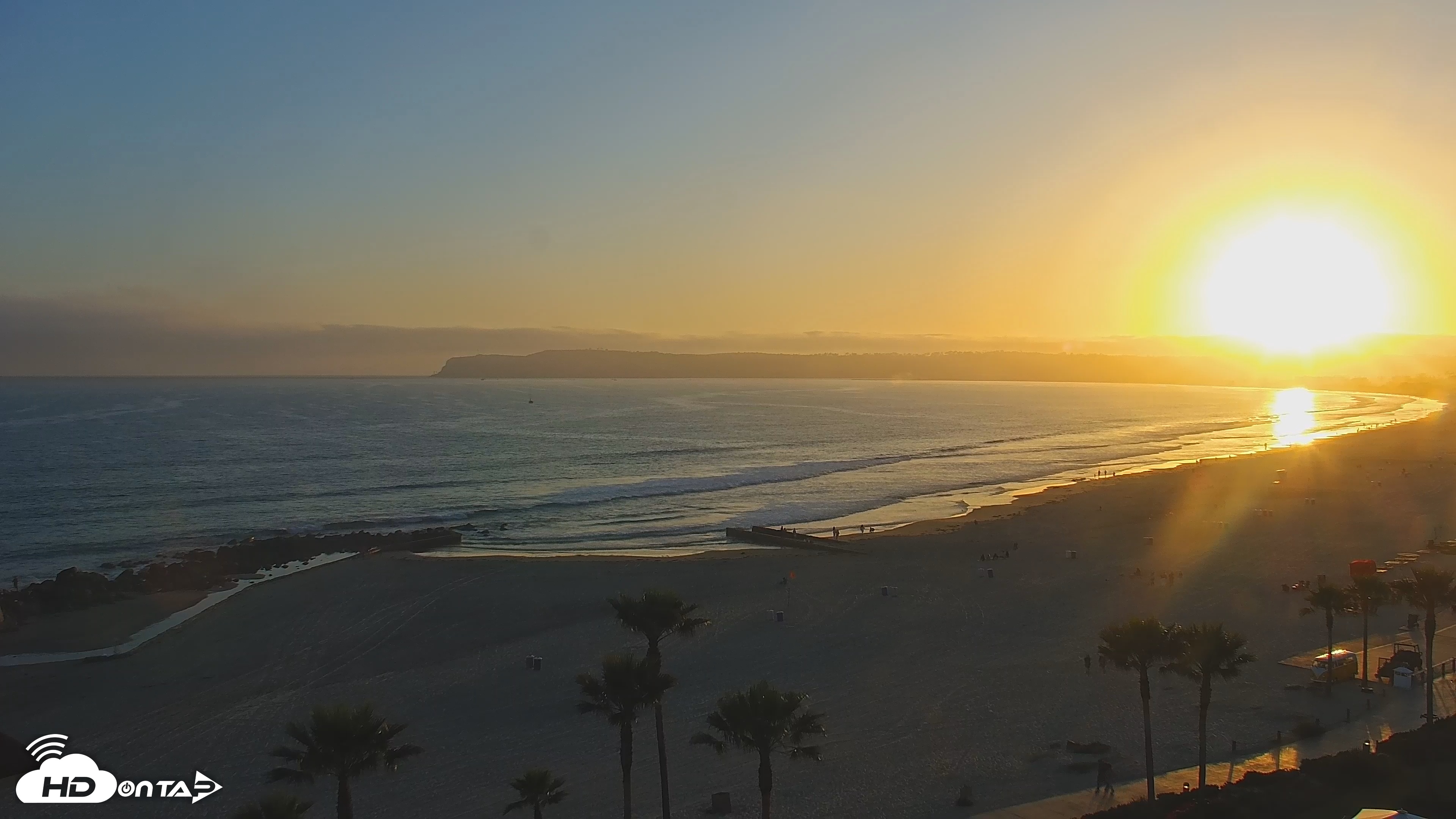 Snapshot of Hotel Del Coronado 4K Roaming Live Cam taken May 21, 2025, 7:26pm PDT