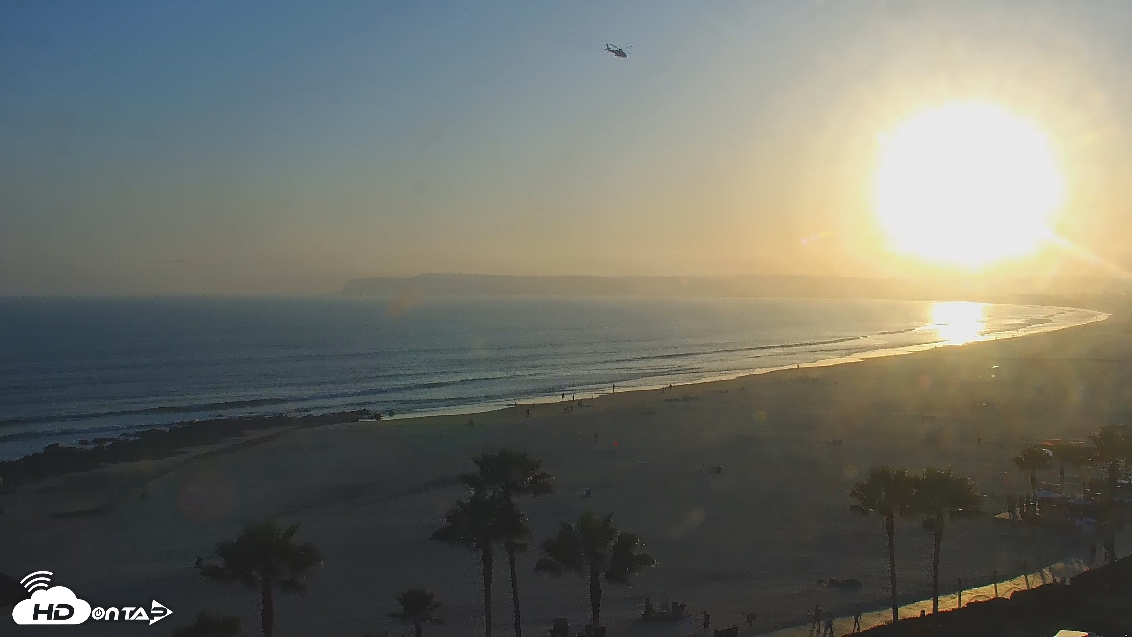 Snapshot of Hotel Del Coronado 4K Roaming Live Cam taken May 19, 2026, 7:10pm PDT