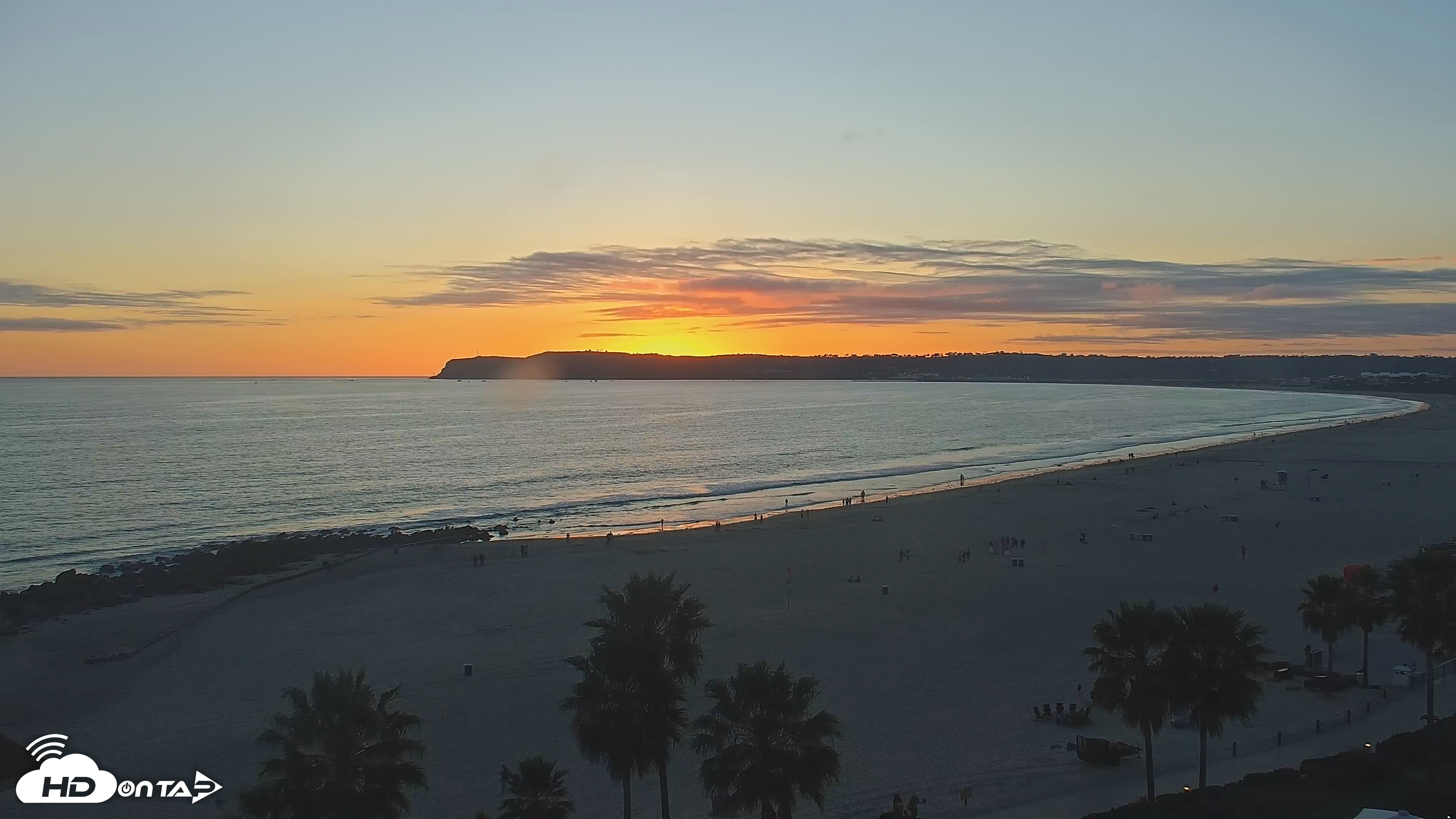 Snapshot of Hotel Del Coronado 4K Roaming Live Cam taken Mar 9, 2026, 6:52pm PDT