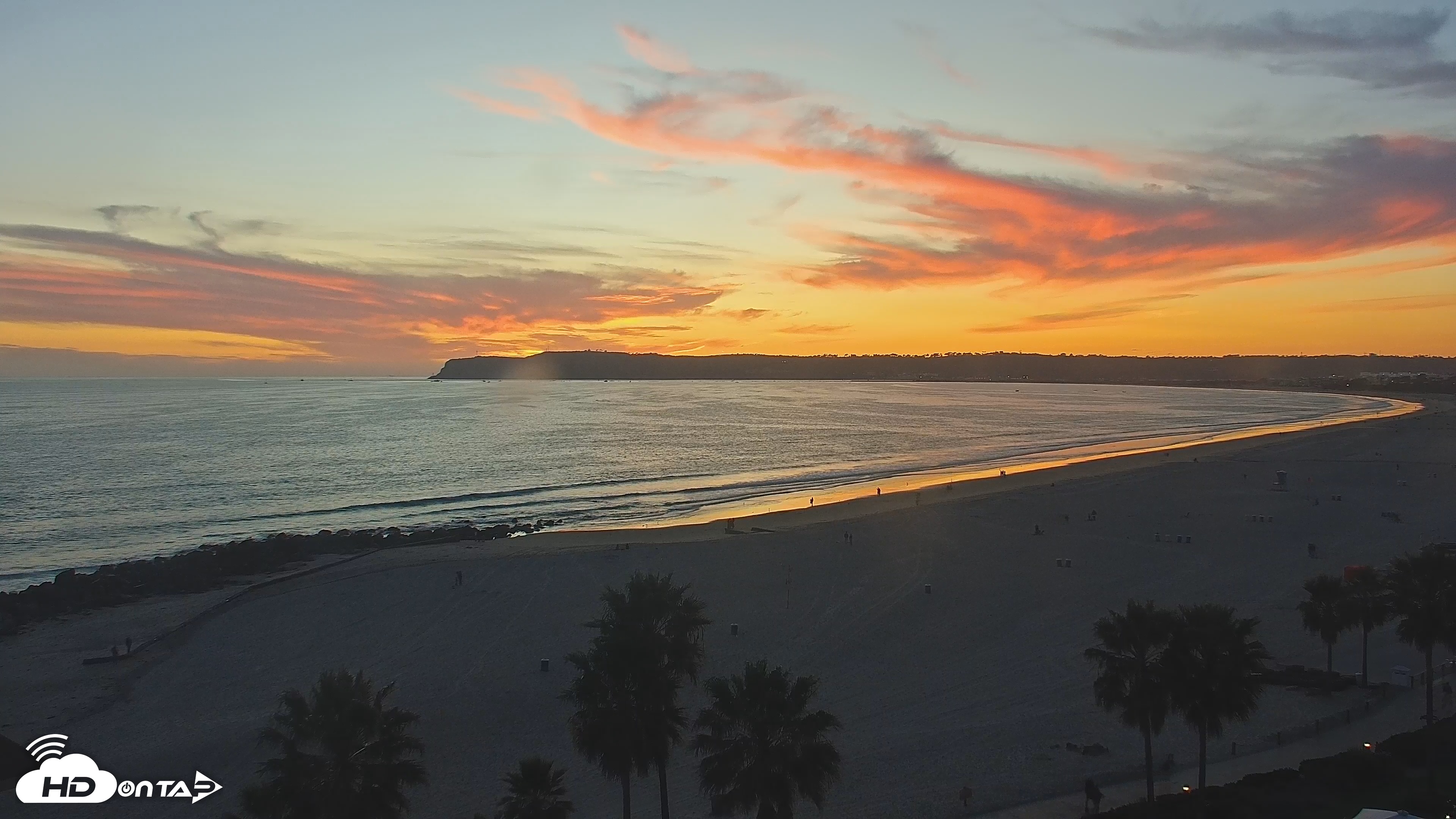 Snapshot of Hotel Del Coronado 4K Roaming Live Cam taken Mar 3, 2026, 5:58pm PST