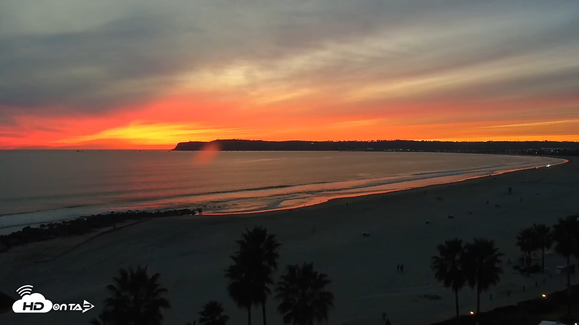 Snapshot of Hotel Del Coronado 4K Roaming Live Cam taken Jan 28, 2026, 5:34pm PST