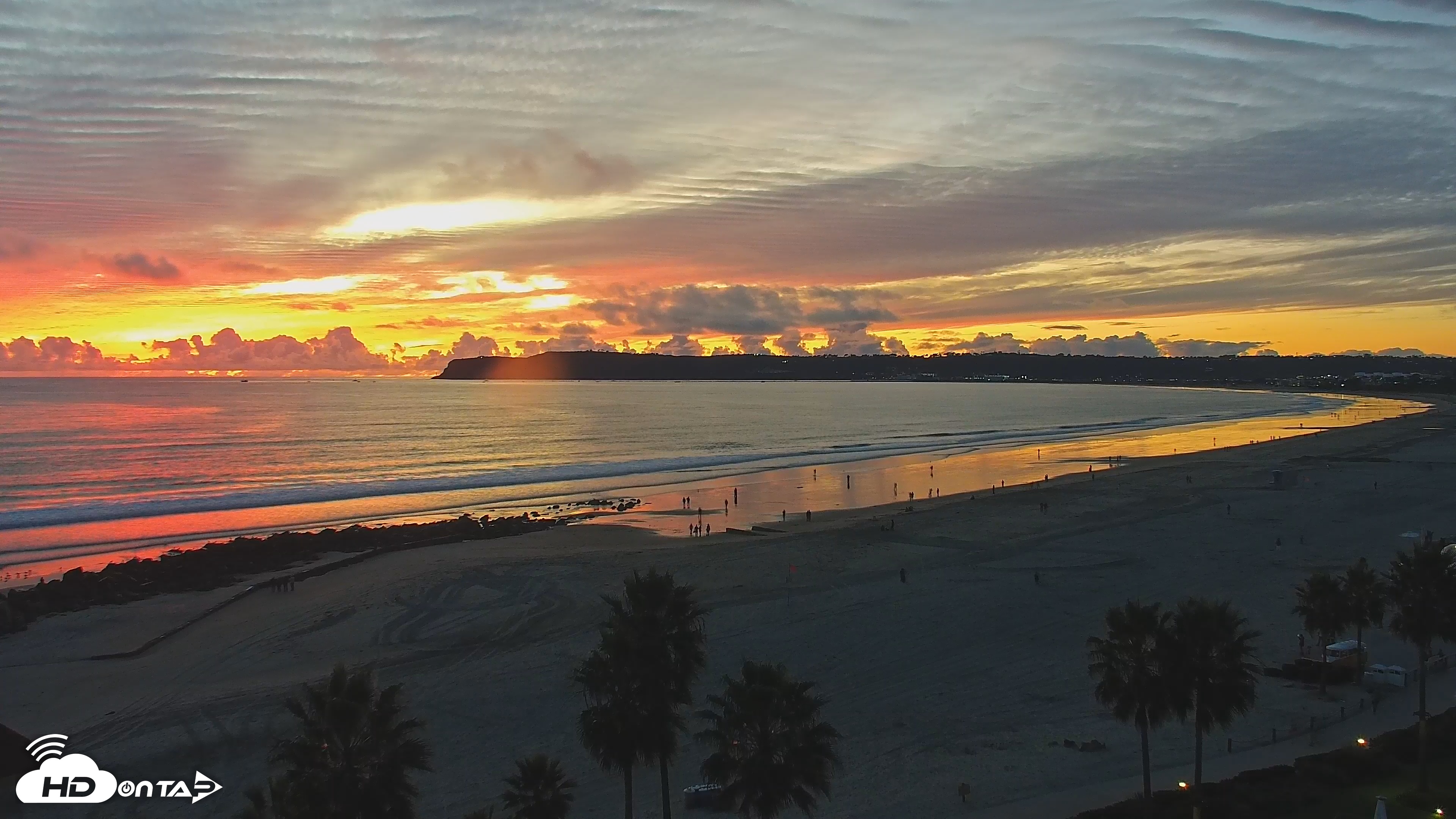 Snapshot of Hotel Del Coronado 4K Roaming Live Cam taken Jan 5, 2026, 5:15pm PST