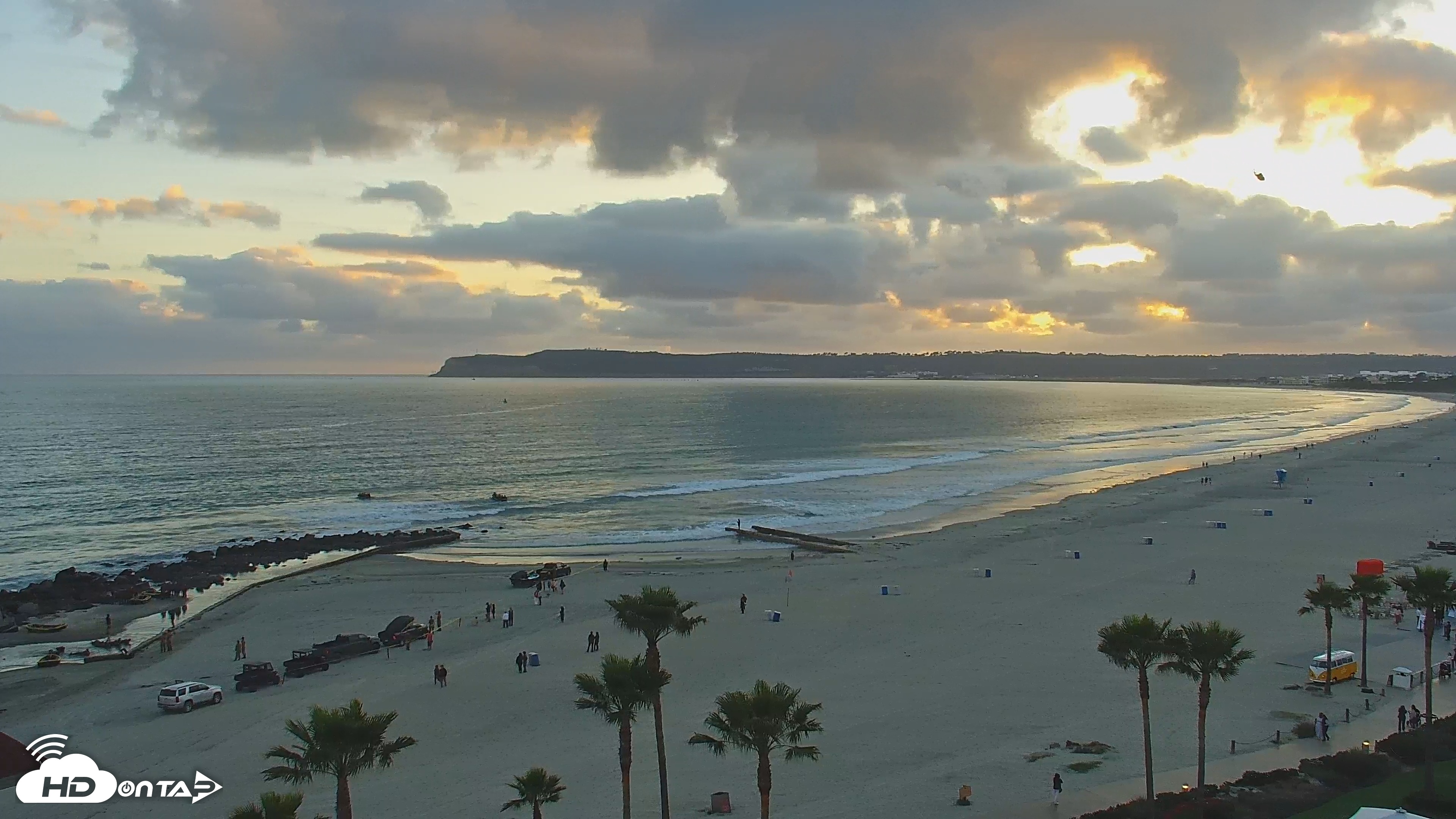Snapshot of Hotel Del Coronado 4K Roaming Live Cam taken May 13, 2025, 7:28pm PDT