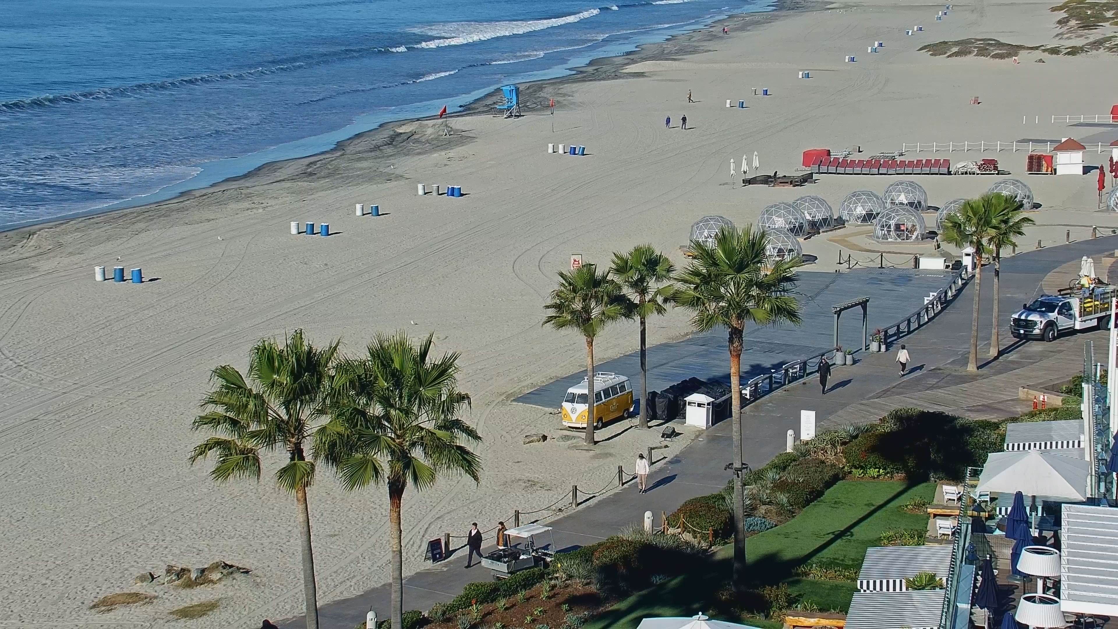 Snapshot of Hotel Del Coronado 4K Roaming Live Cam taken Jan 14, 2025, 9:23am PST