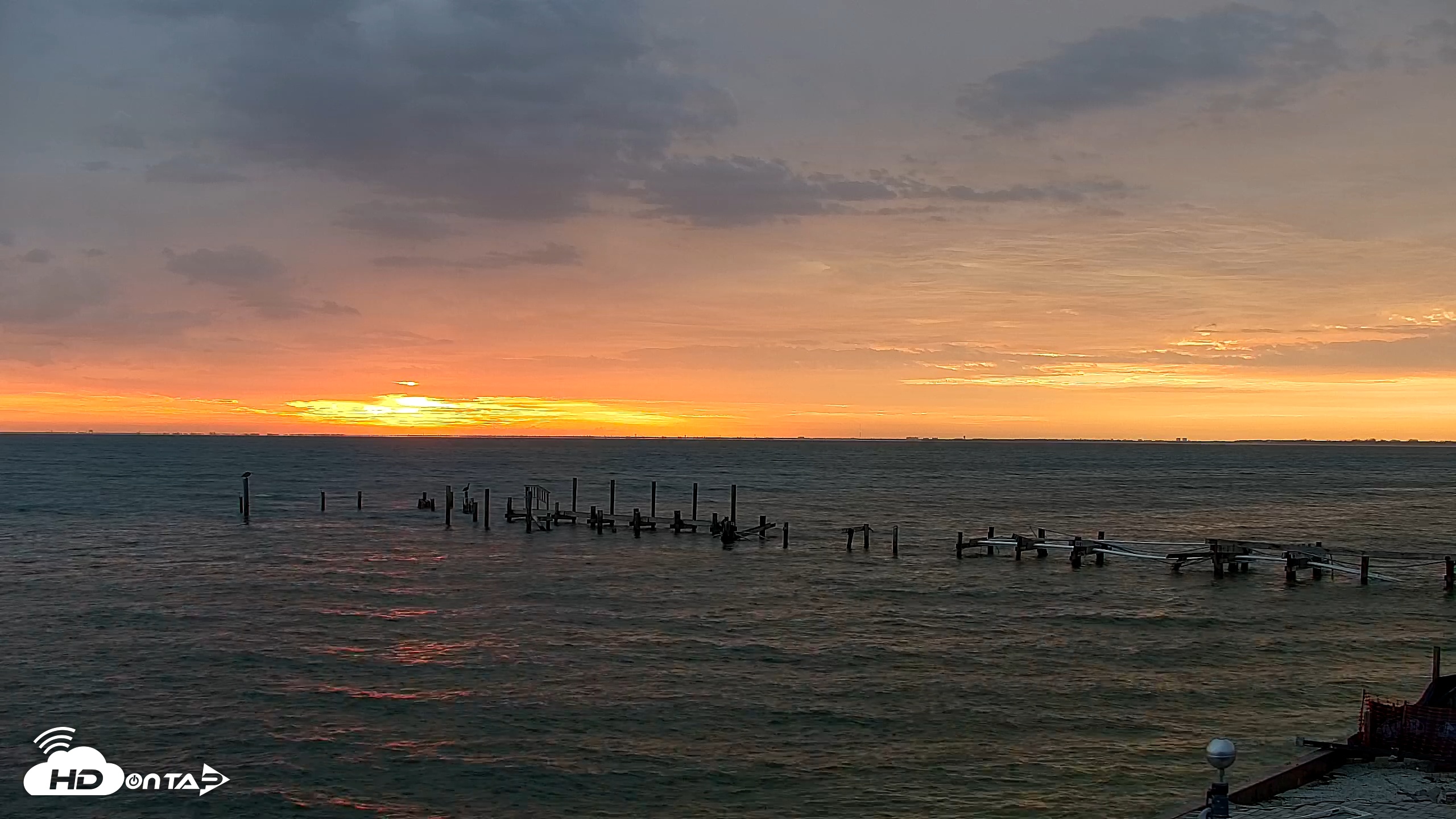 Snapshot of Rod & Reel Pier Live Webcam taken May 11, 2025, 6:58am EDT