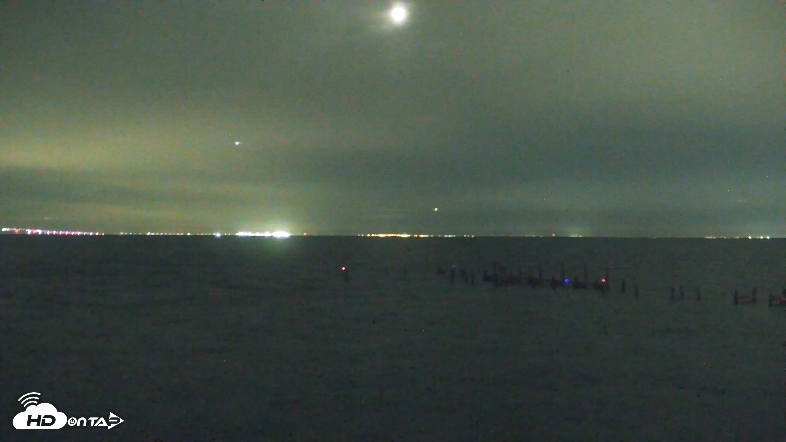 Snapshot of Rod & Reel Pier Live Webcam taken Nov 6, 2025, 7:59pm EST