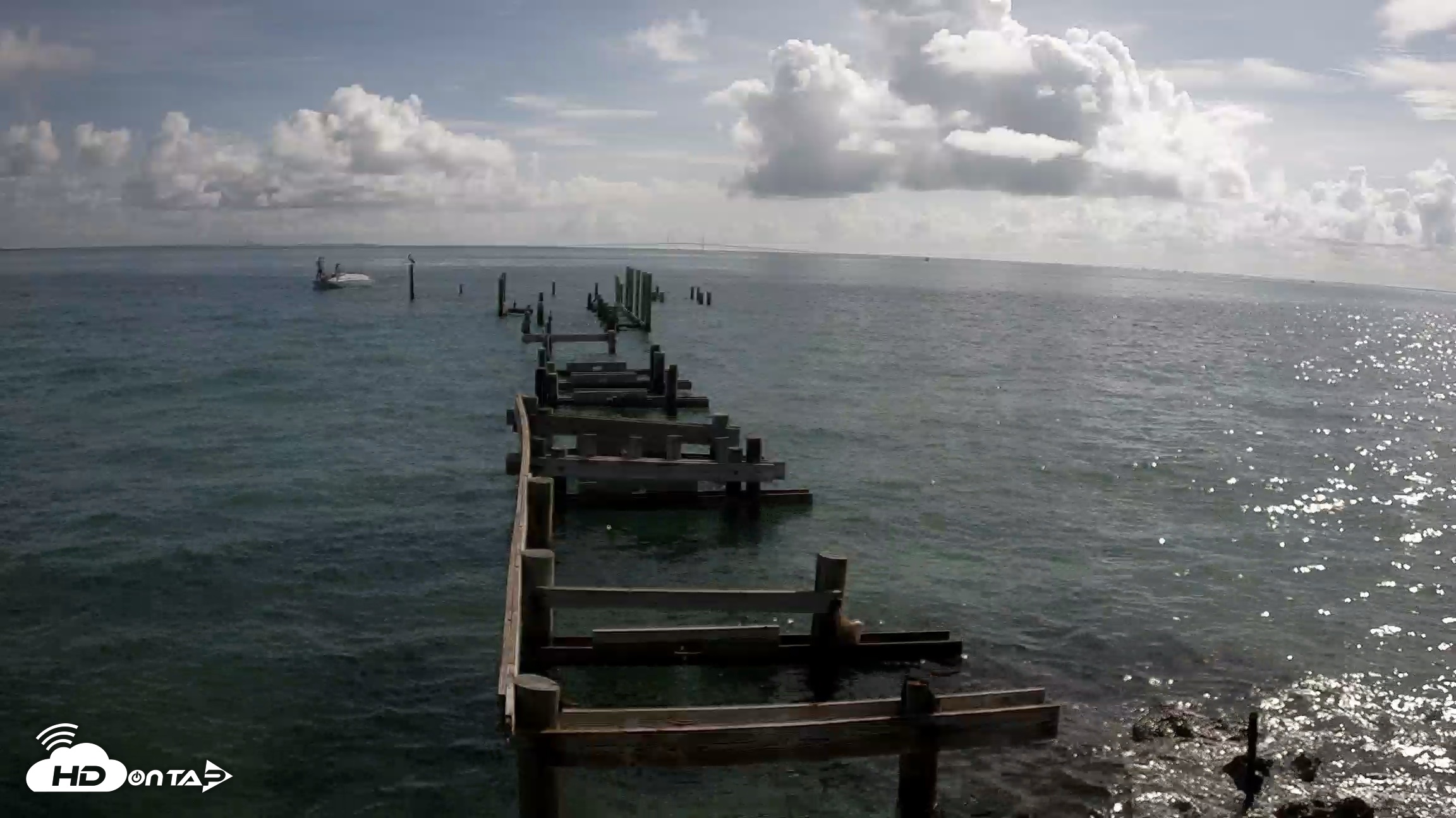 Snapshot of Rod & Reel Pier Live Webcam taken Jun 13, 2026, 9:39am EDT