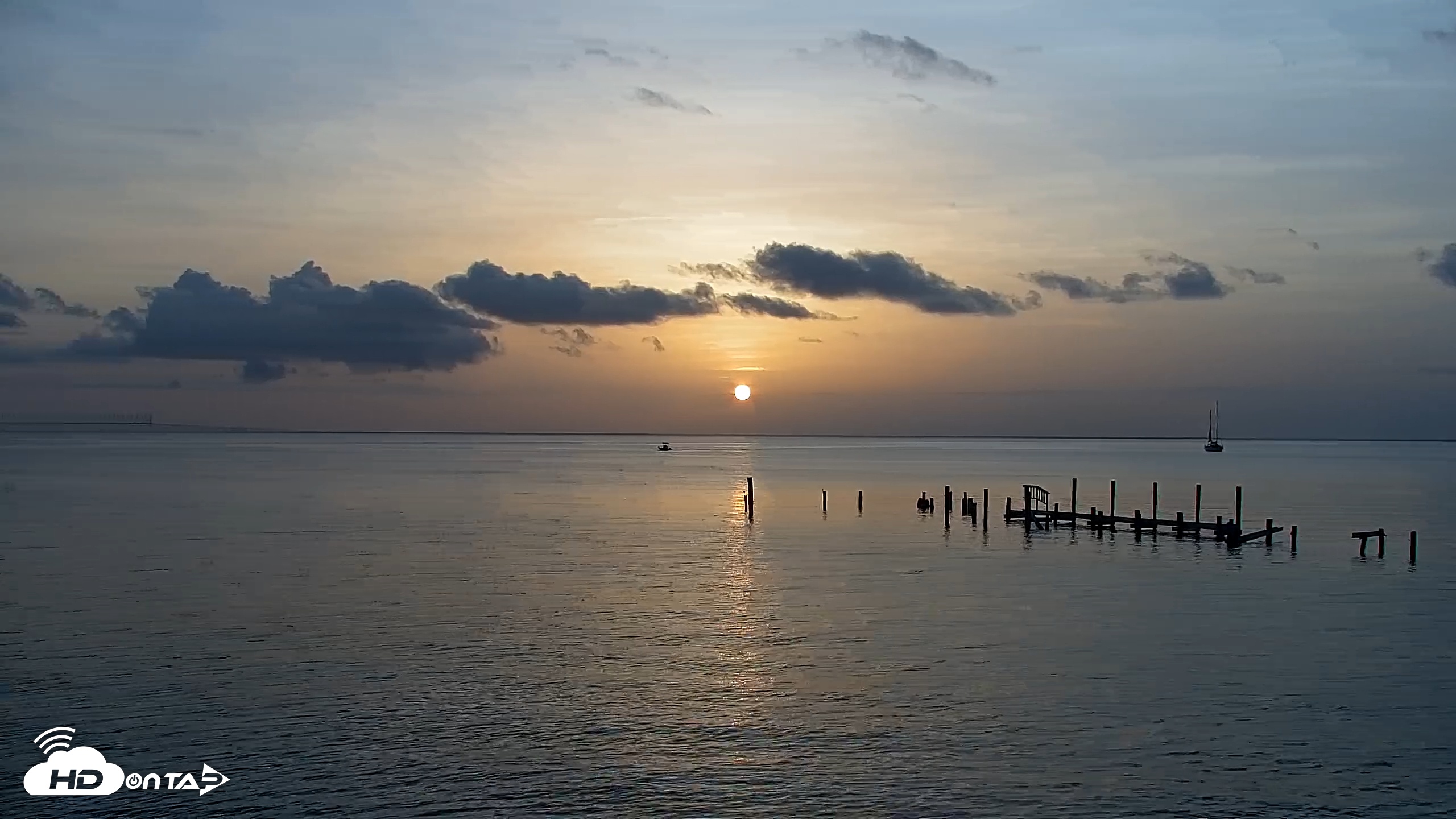 Snapshot of Rod & Reel Pier Live Webcam taken Jun 9, 2025, 6:45am EDT