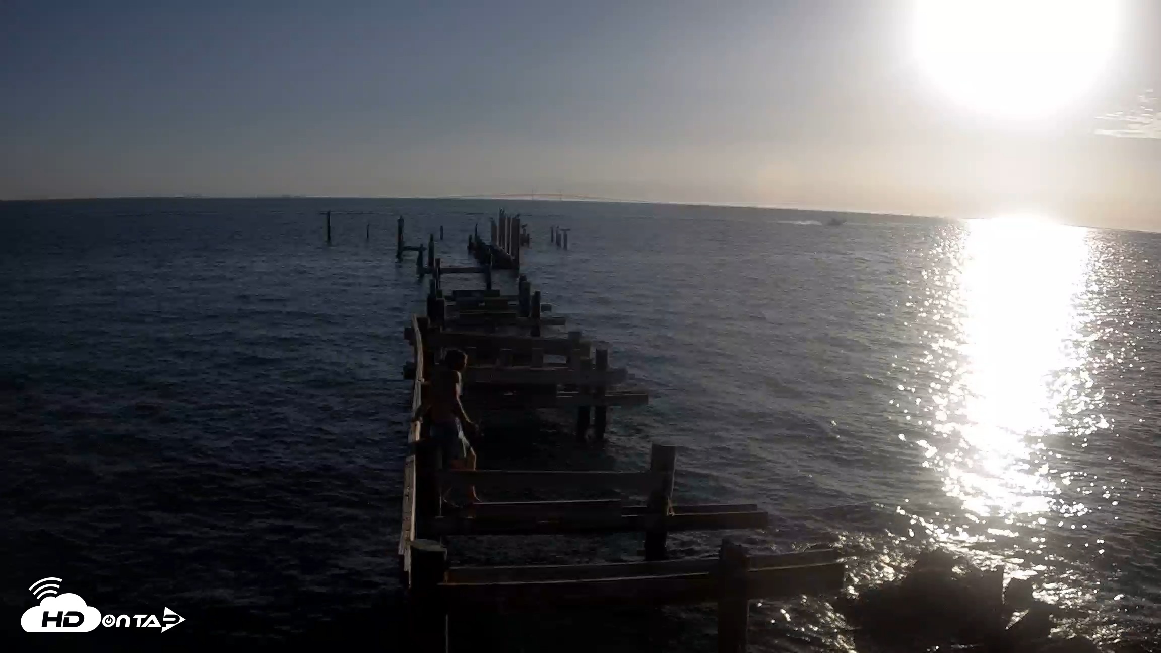 Snapshot of Rod & Reel Pier Live Webcam taken Jun 28, 2026, 7:45am EDT