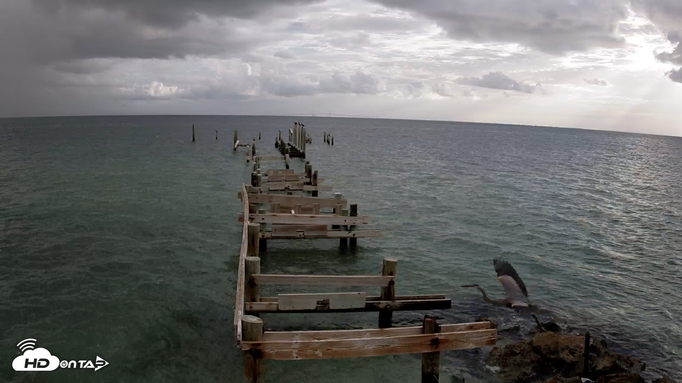 Snapshot of Rod & Reel Pier Live Webcam taken Aug 21, 2026, 8:00am EDT