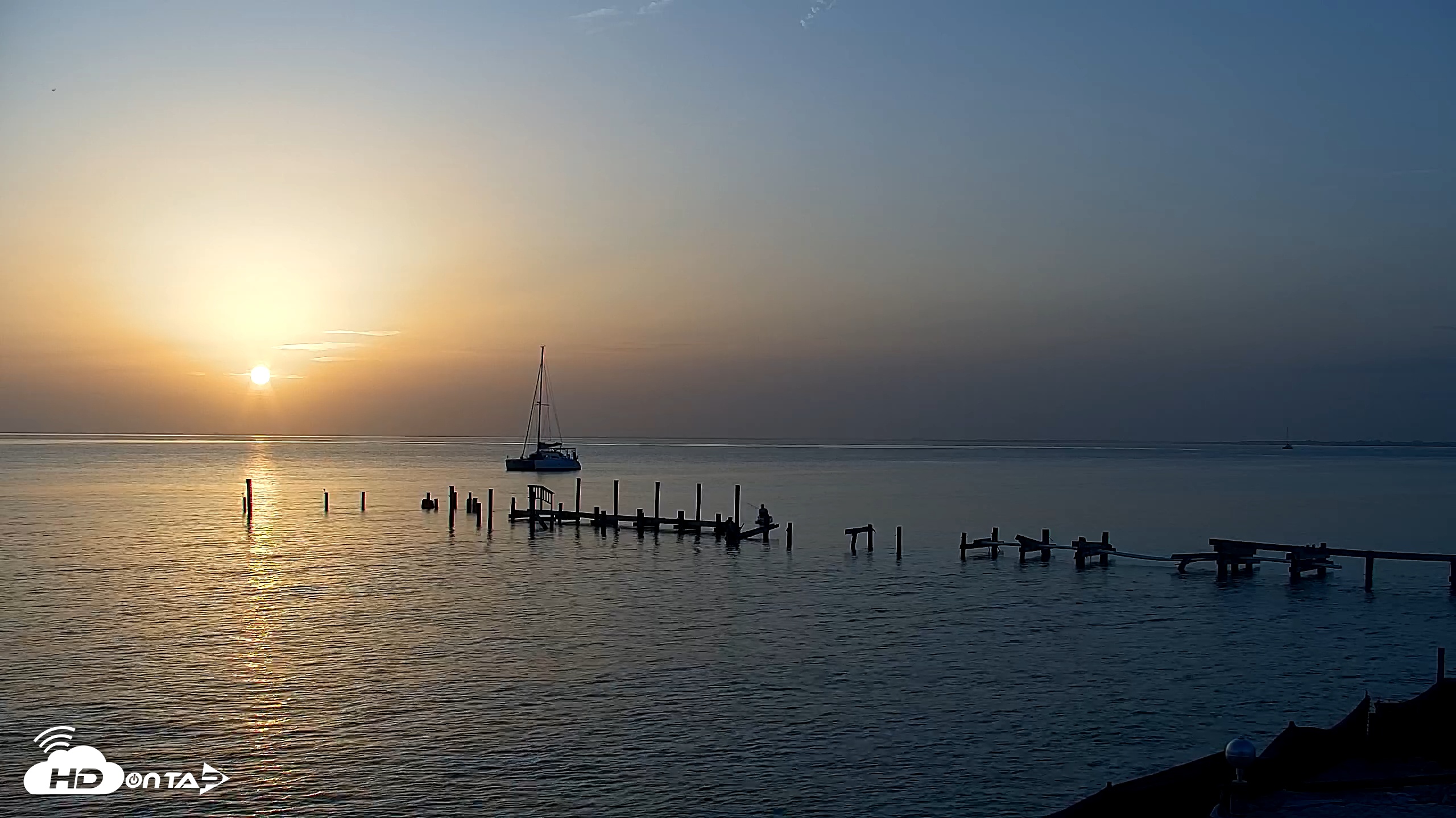 Snapshot of Rod & Reel Pier Live Webcam taken Jun 6, 2025, 6:48am EDT