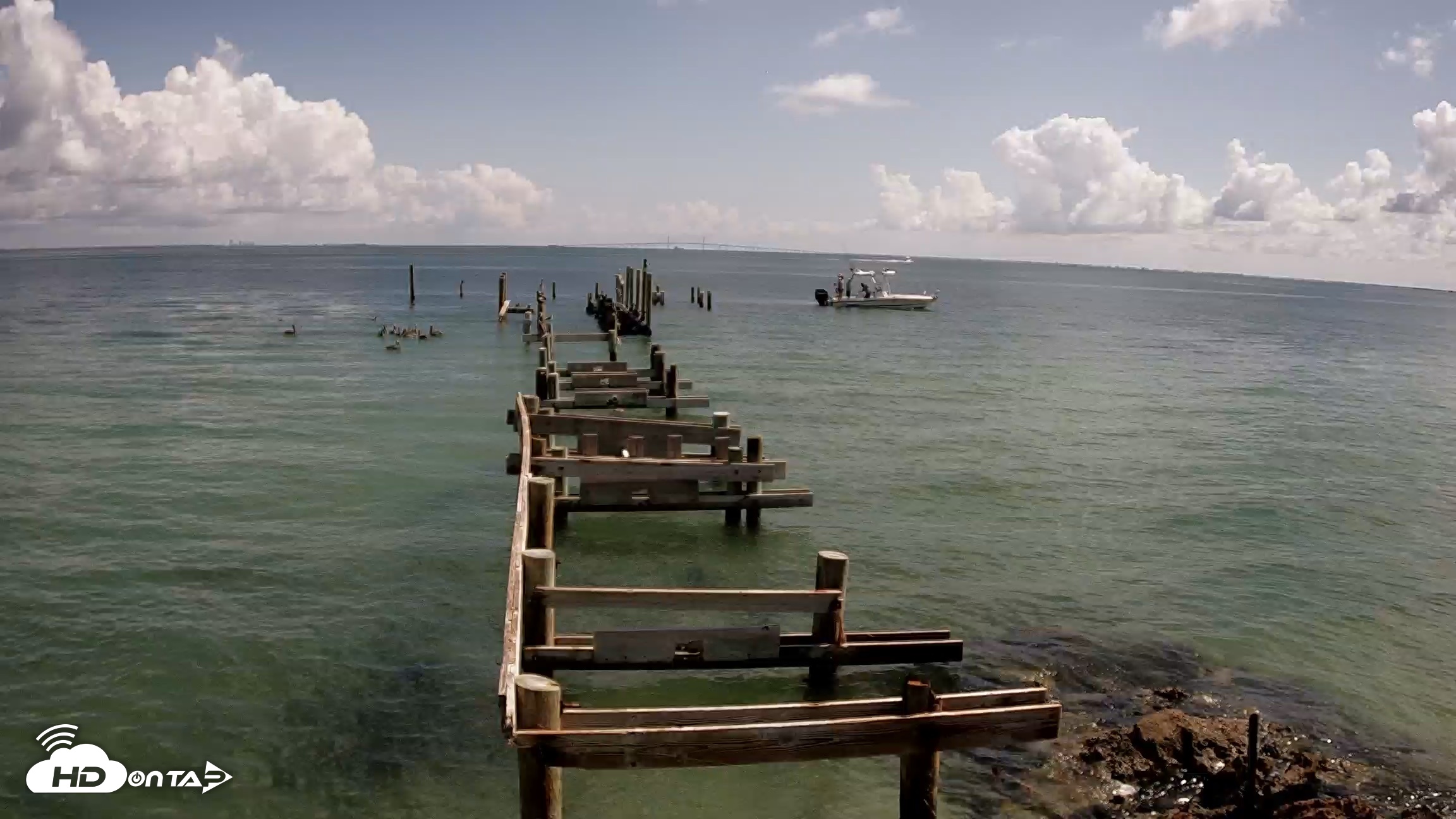Snapshot of Rod & Reel Pier Live Webcam taken Aug 24, 2026, 11:14am EDT