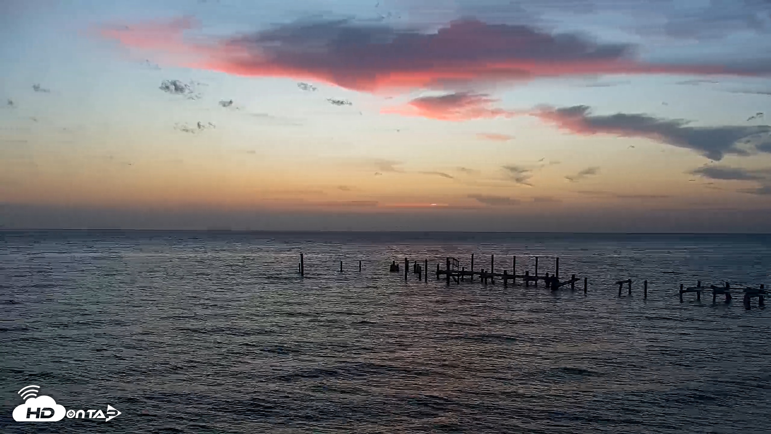 Snapshot of Rod & Reel Pier Live Webcam taken May 2, 2025, 6:44am EDT