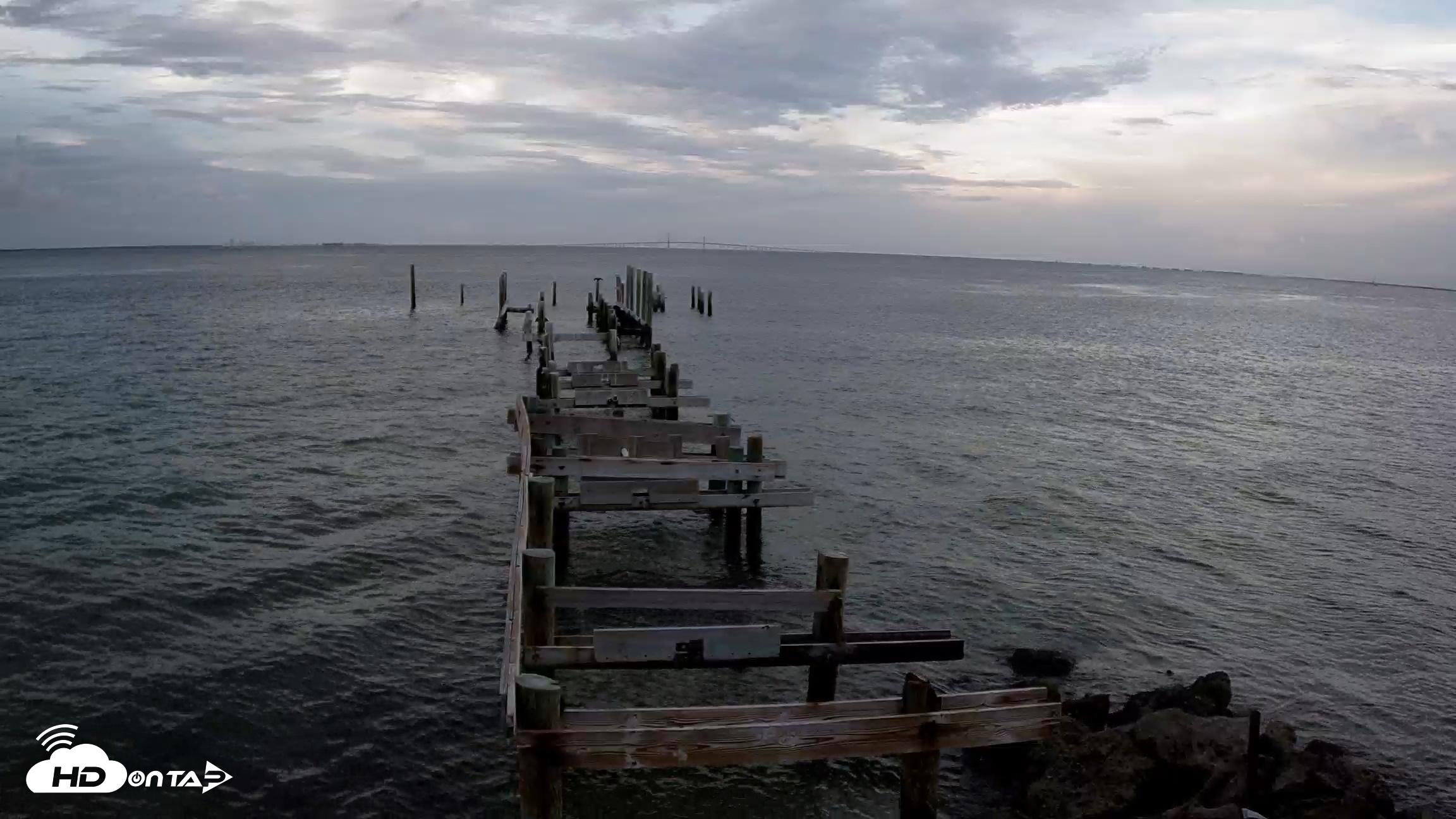 Snapshot of Rod & Reel Pier Live Webcam taken Aug 22, 2026, 7:45pm EDT