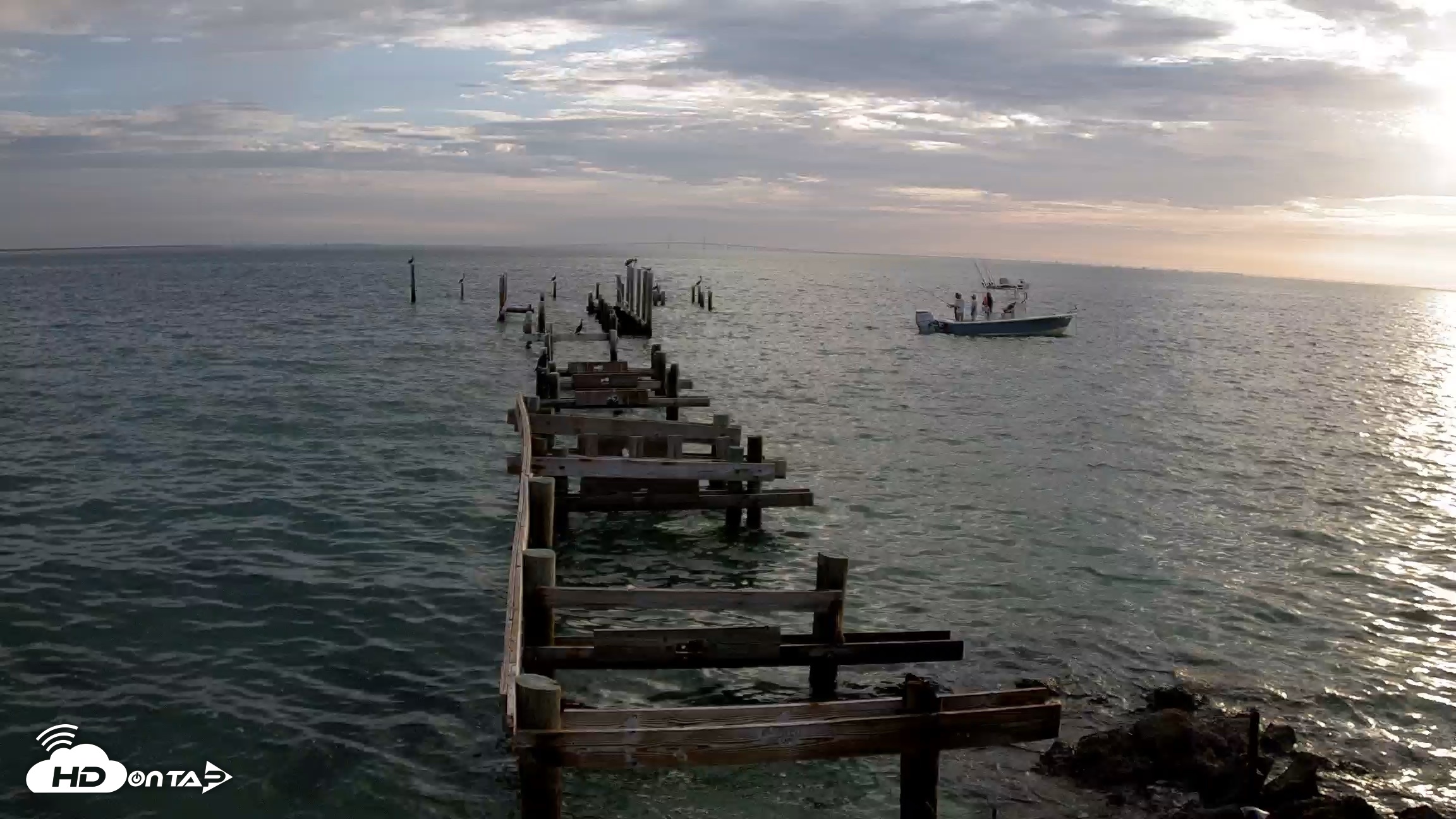 Snapshot of Rod & Reel Pier Live Webcam taken Aug 20, 2026, 7:43am EDT