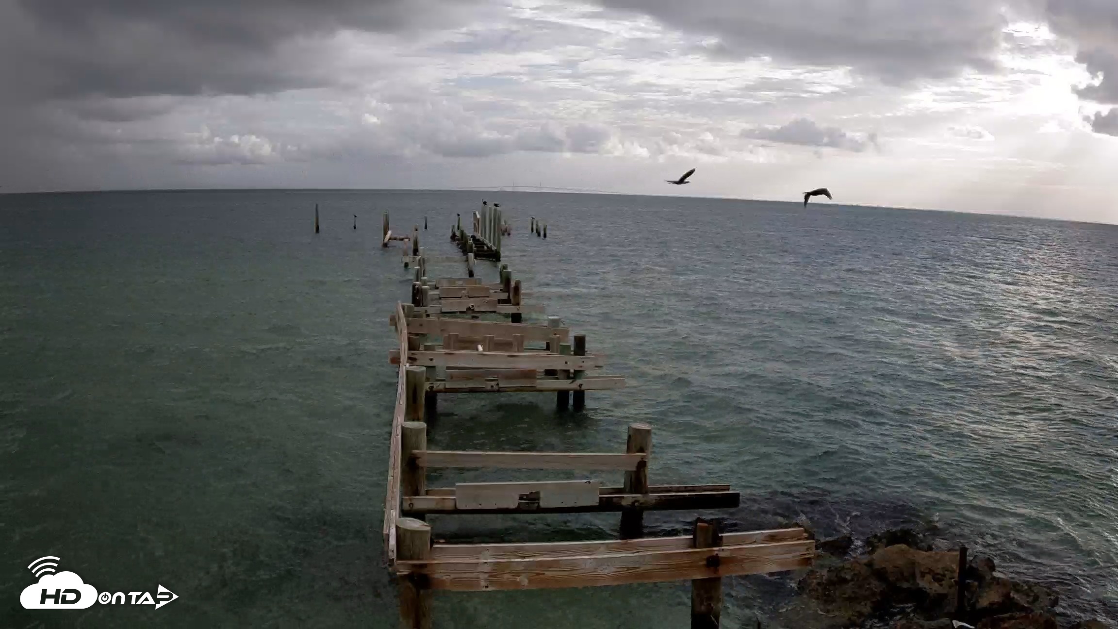 Snapshot of Rod & Reel Pier Live Webcam taken Aug 21, 2026, 7:58am EDT