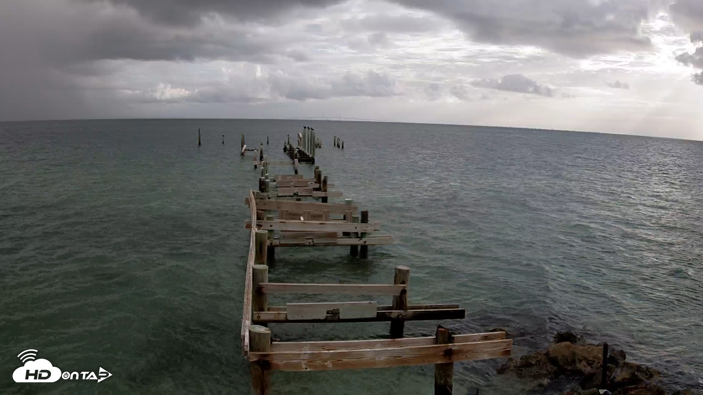 Snapshot of Rod & Reel Pier Live Webcam taken Aug 21, 2026, 8:01am EDT