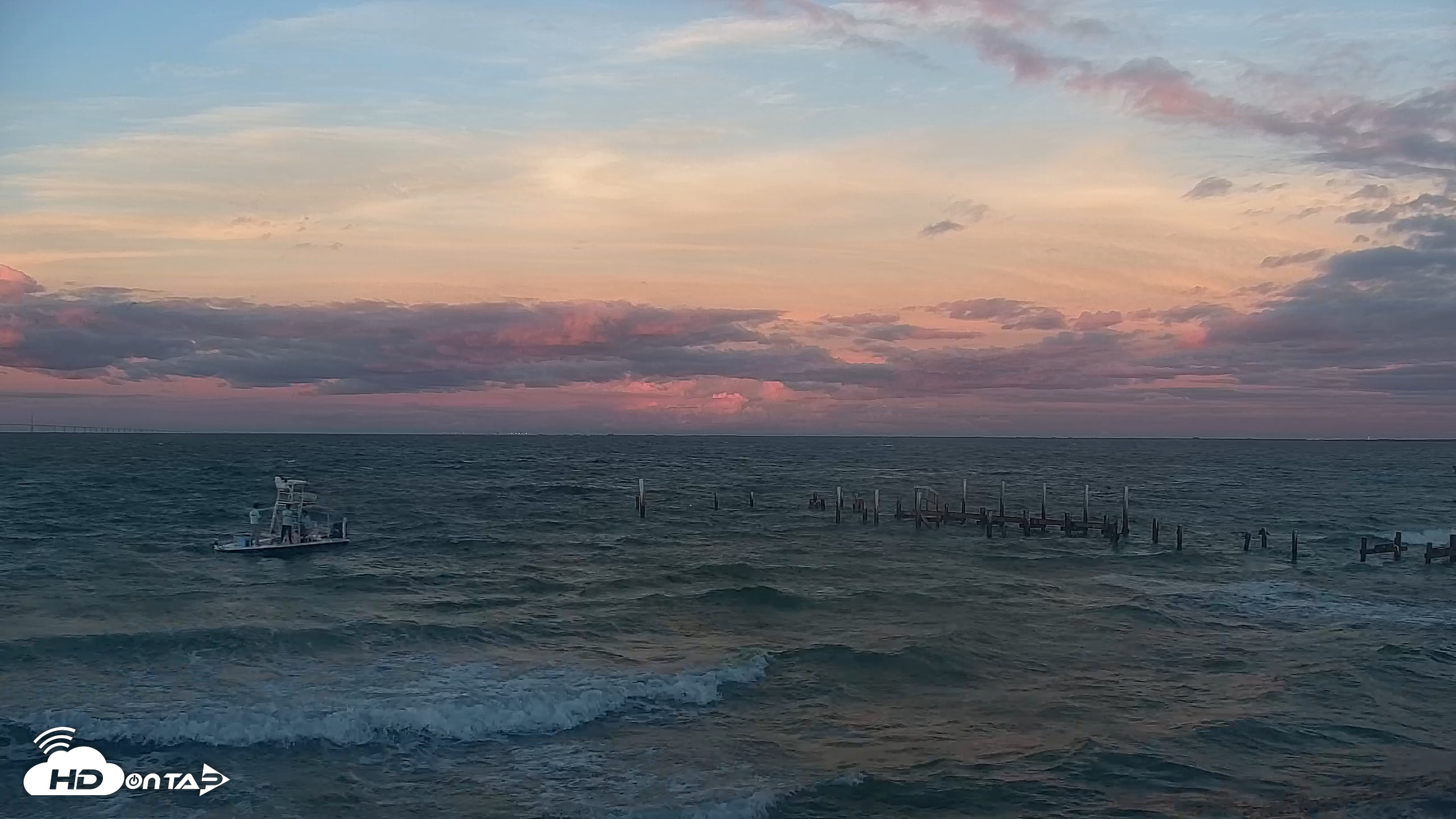 Snapshot of Rod & Reel Pier Live Webcam taken Oct 10, 2025, 7:05pm EDT