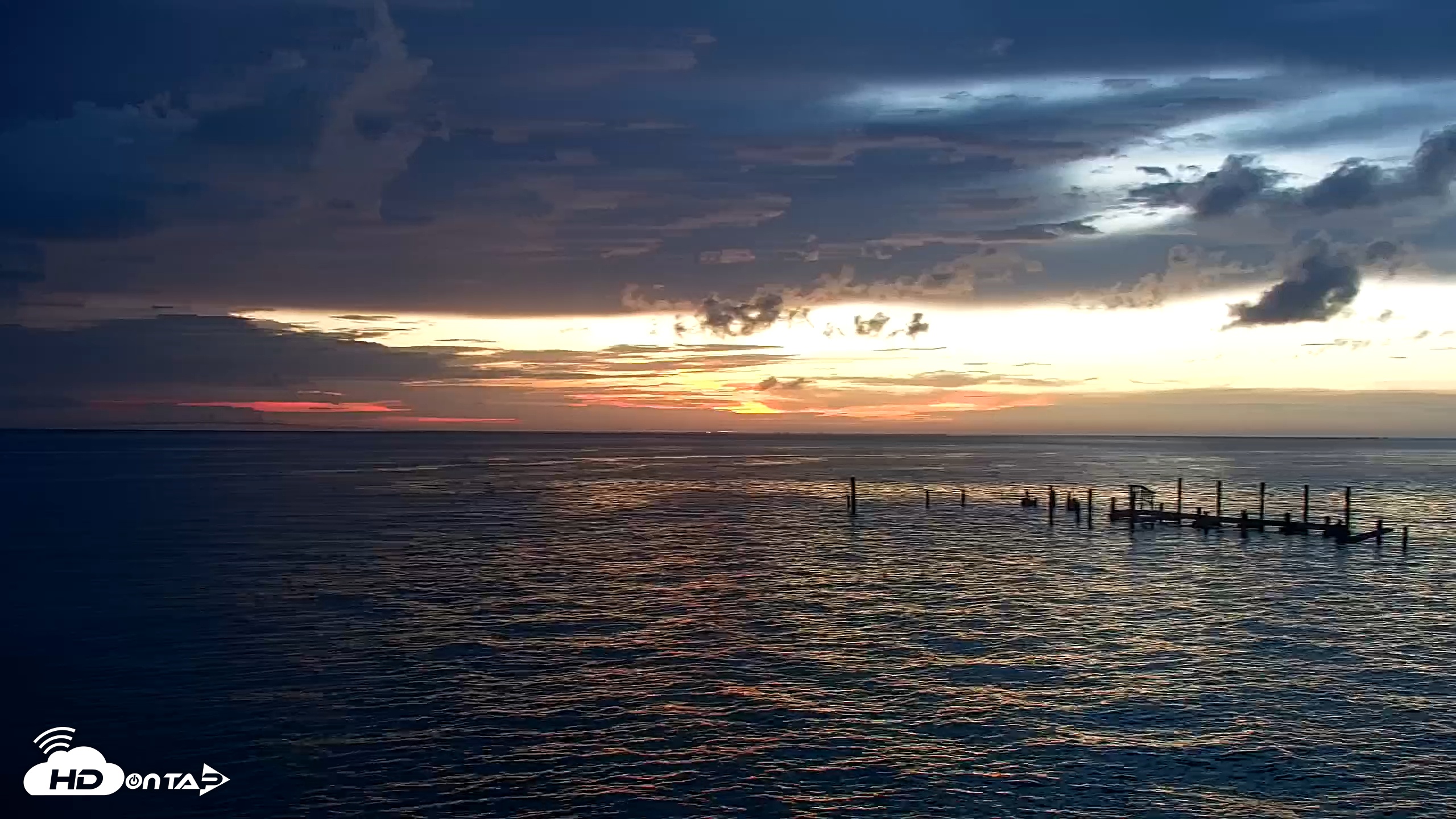Snapshot of Rod & Reel Pier Live Webcam taken Jul 3, 2025, 6:23am EDT