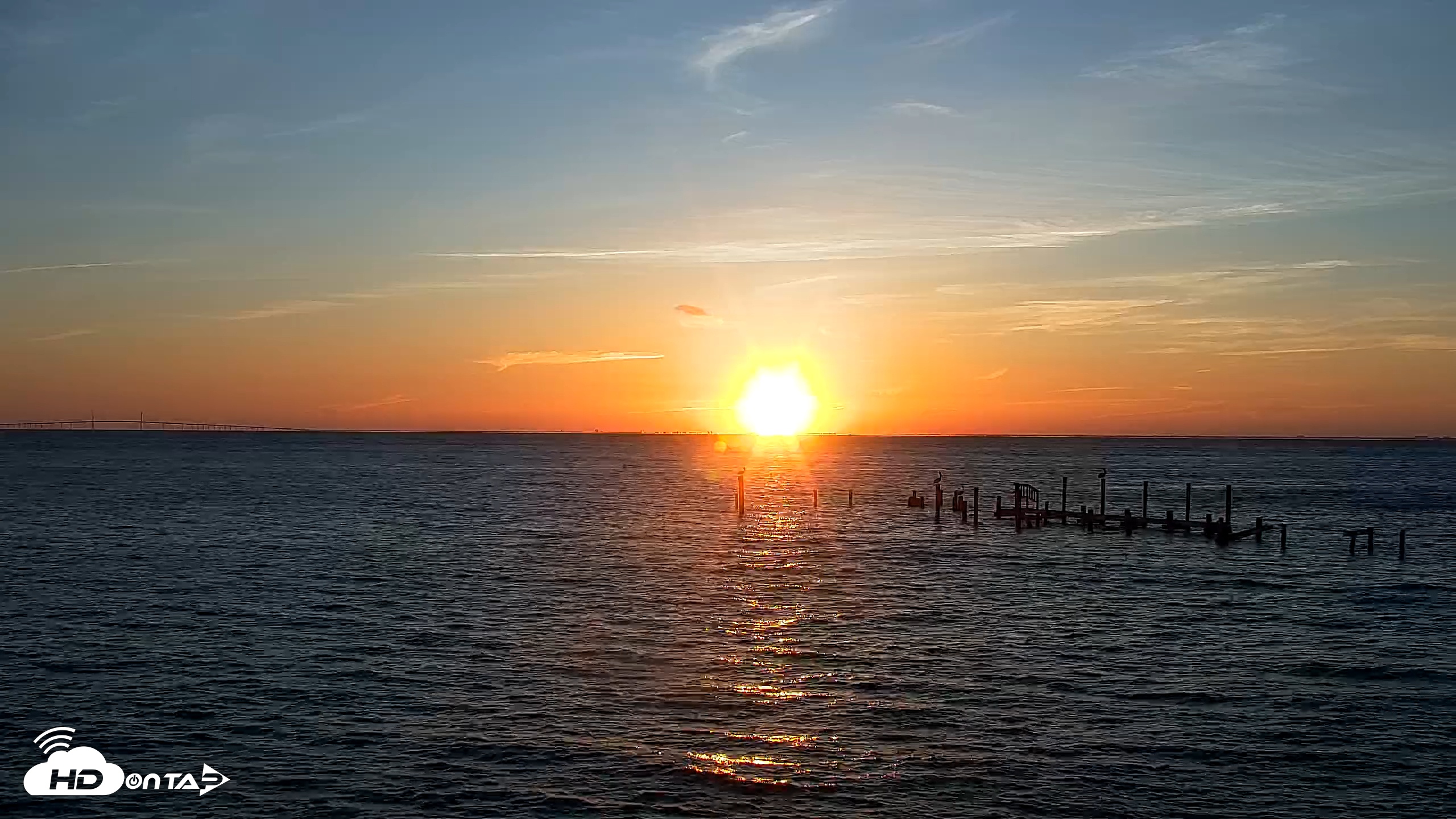 Snapshot of Rod & Reel Pier Live Webcam taken Jul 16, 2025, 6:53am EDT