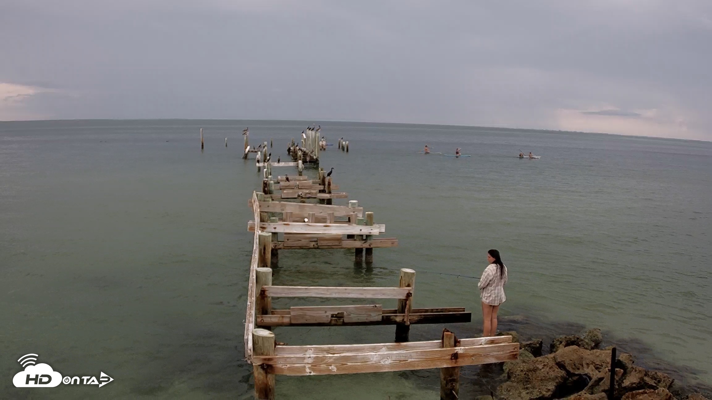 Snapshot of Rod & Reel Pier Live Webcam taken Aug 14, 2026, 5:10pm EDT