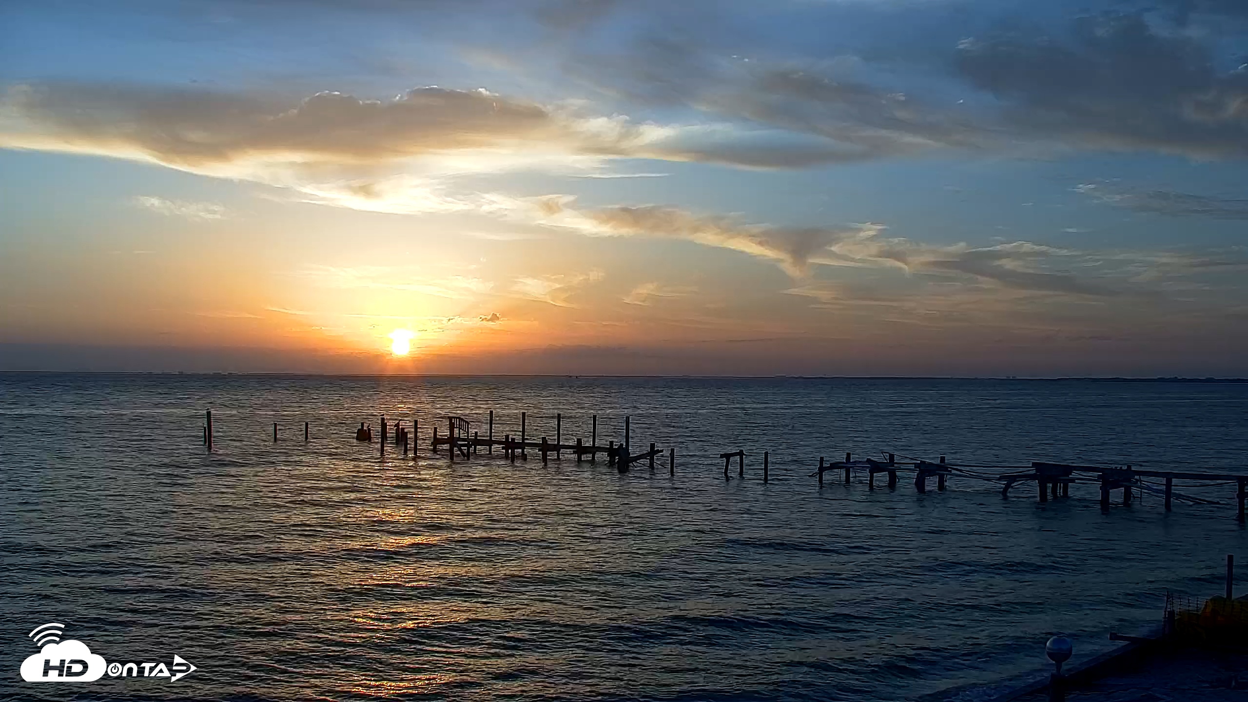 Snapshot of Rod & Reel Pier Live Webcam taken May 2, 2025, 6:58am EDT