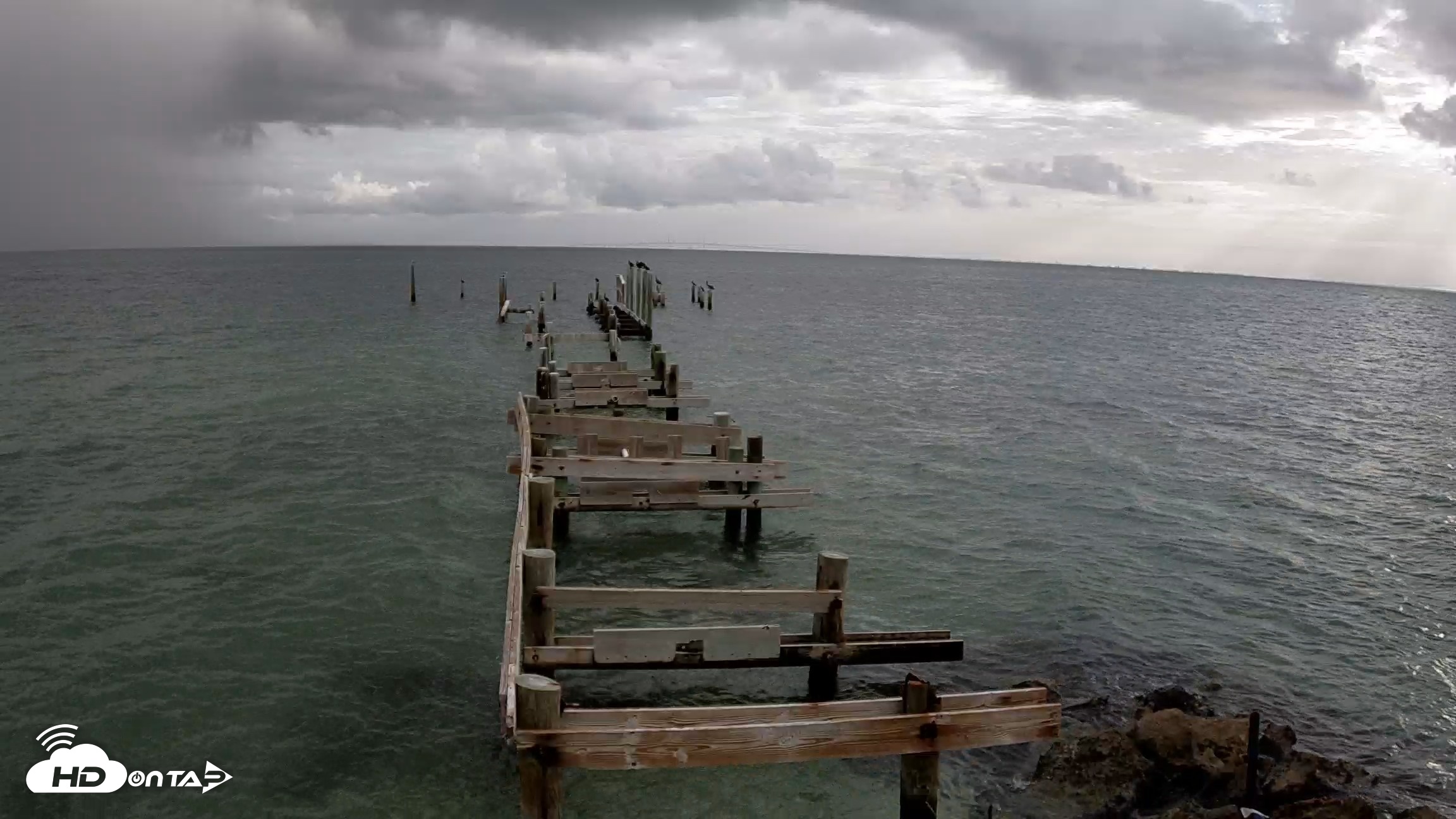 Snapshot of Rod & Reel Pier Live Webcam taken Aug 21, 2026, 8:02am EDT